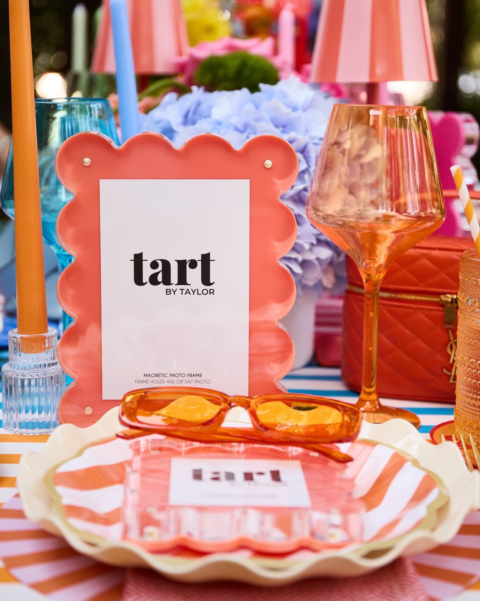 Coral Acrylic Picture Frame - Tart By Taylor Wholesale - FRAME-CORAL