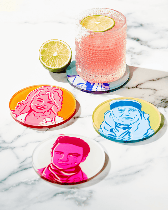 Country Legends | Set of 4 Coasters - Tart By Taylor