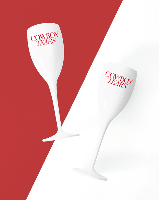 Cowboy Tears Flutes (Set of 2) - Tart By Taylor