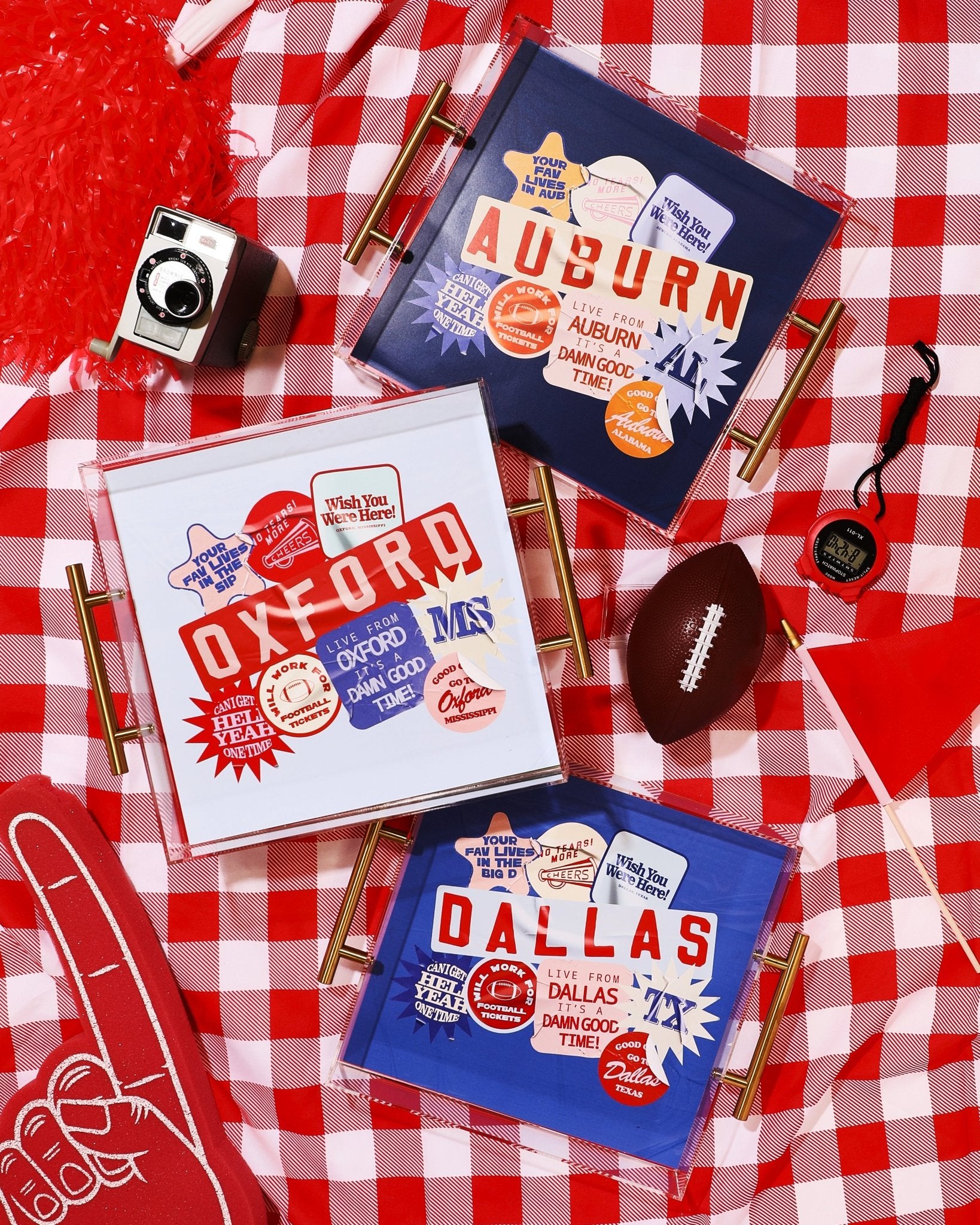 Dallas Large Tray | Tailgate Collection - Tart By Taylor