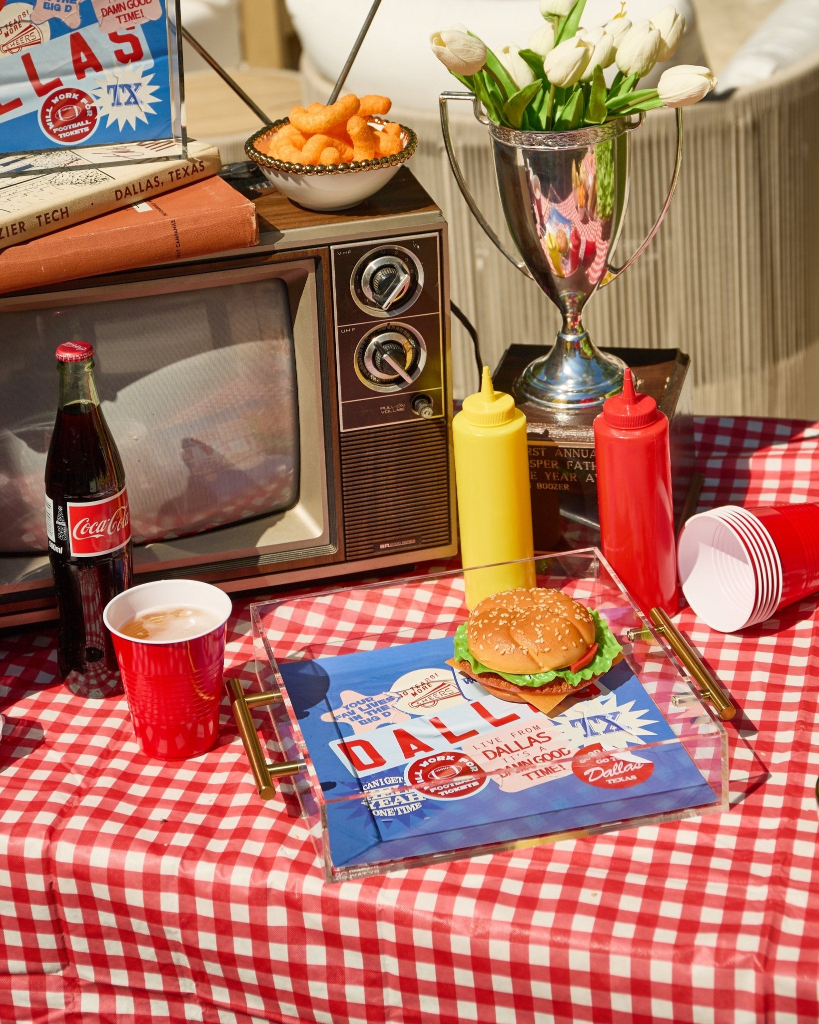 Dallas Large Tray | Tailgate Collection - Tart By Taylor