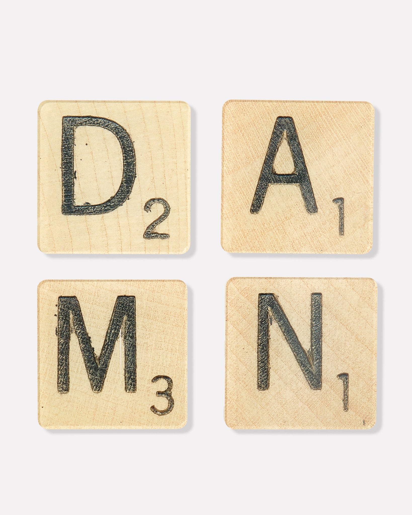 Damn Scrabble Tiles | Set of 4 Coasters - Tart By Taylor