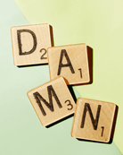 Damn Scrabble Tiles | Set of 4 Coasters - Tart By Taylor