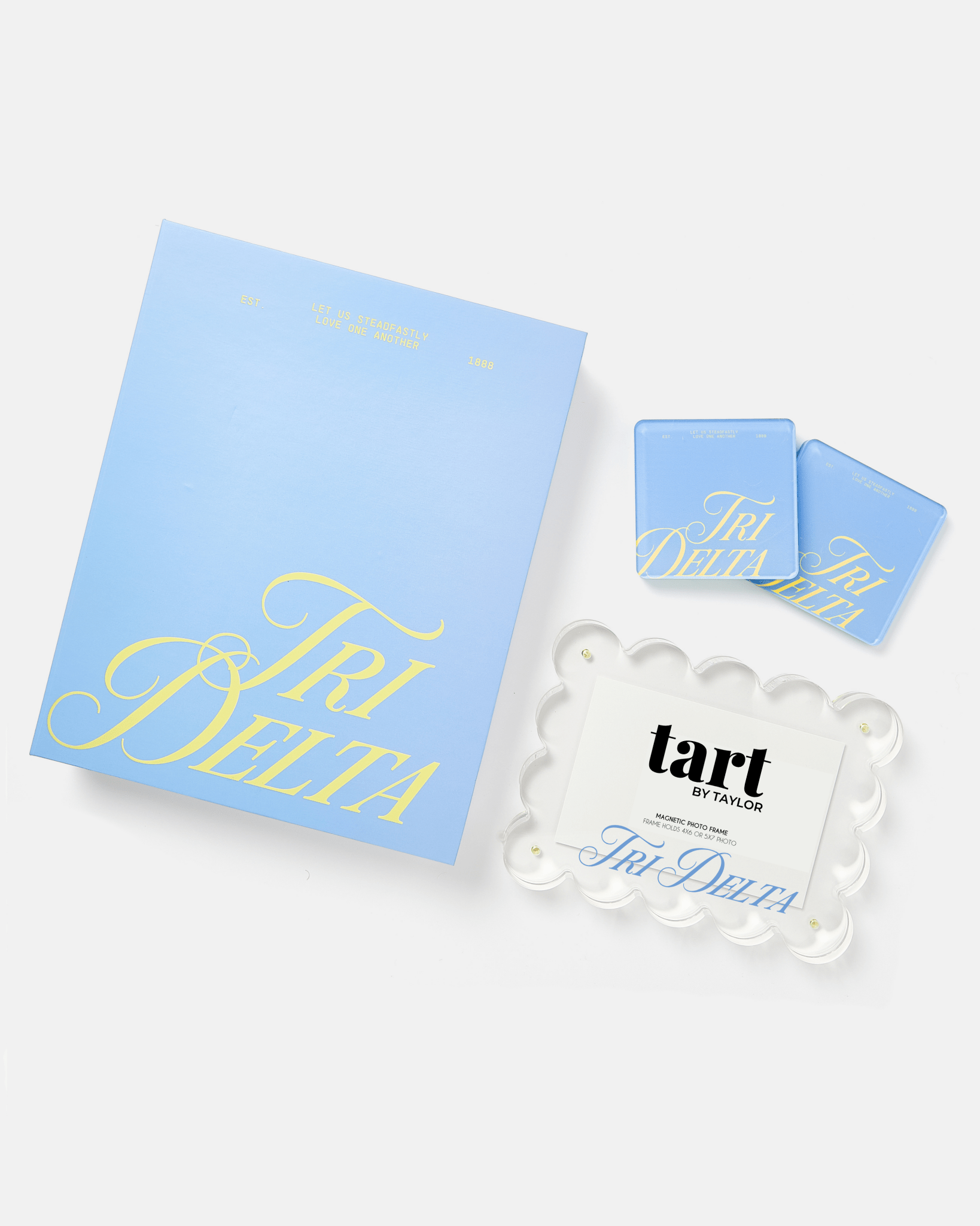 Delta Delta Delta Coasters - Tart By Taylor