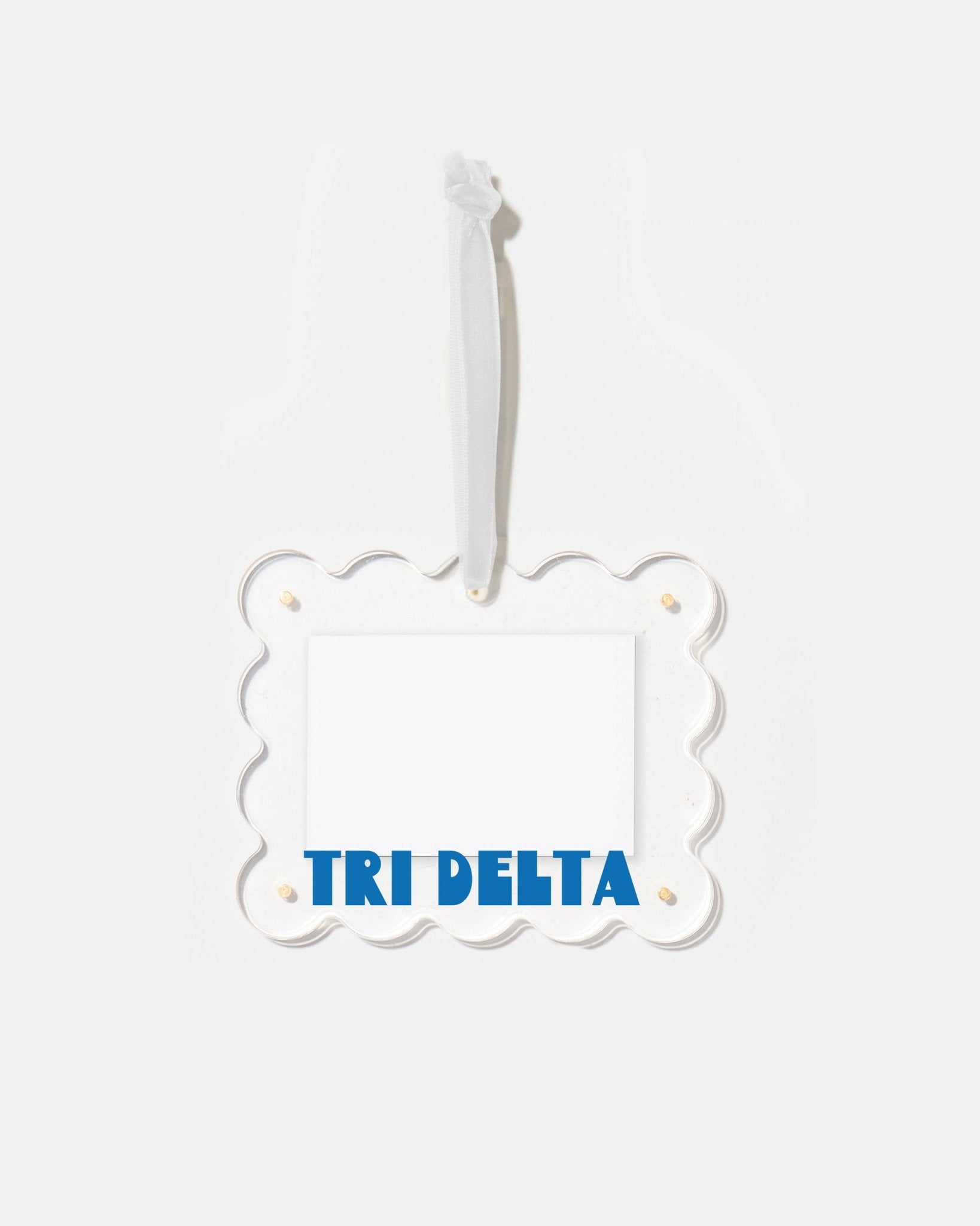 Delta Delta Delta Frame Ornament - Tart By Taylor
