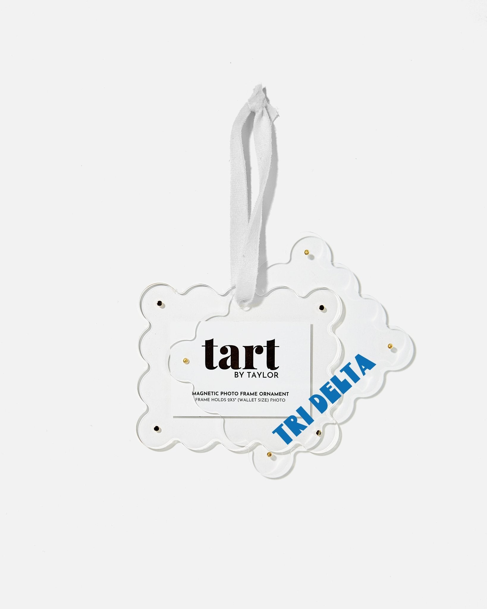 Delta Delta Delta Frame Ornament - Tart By Taylor