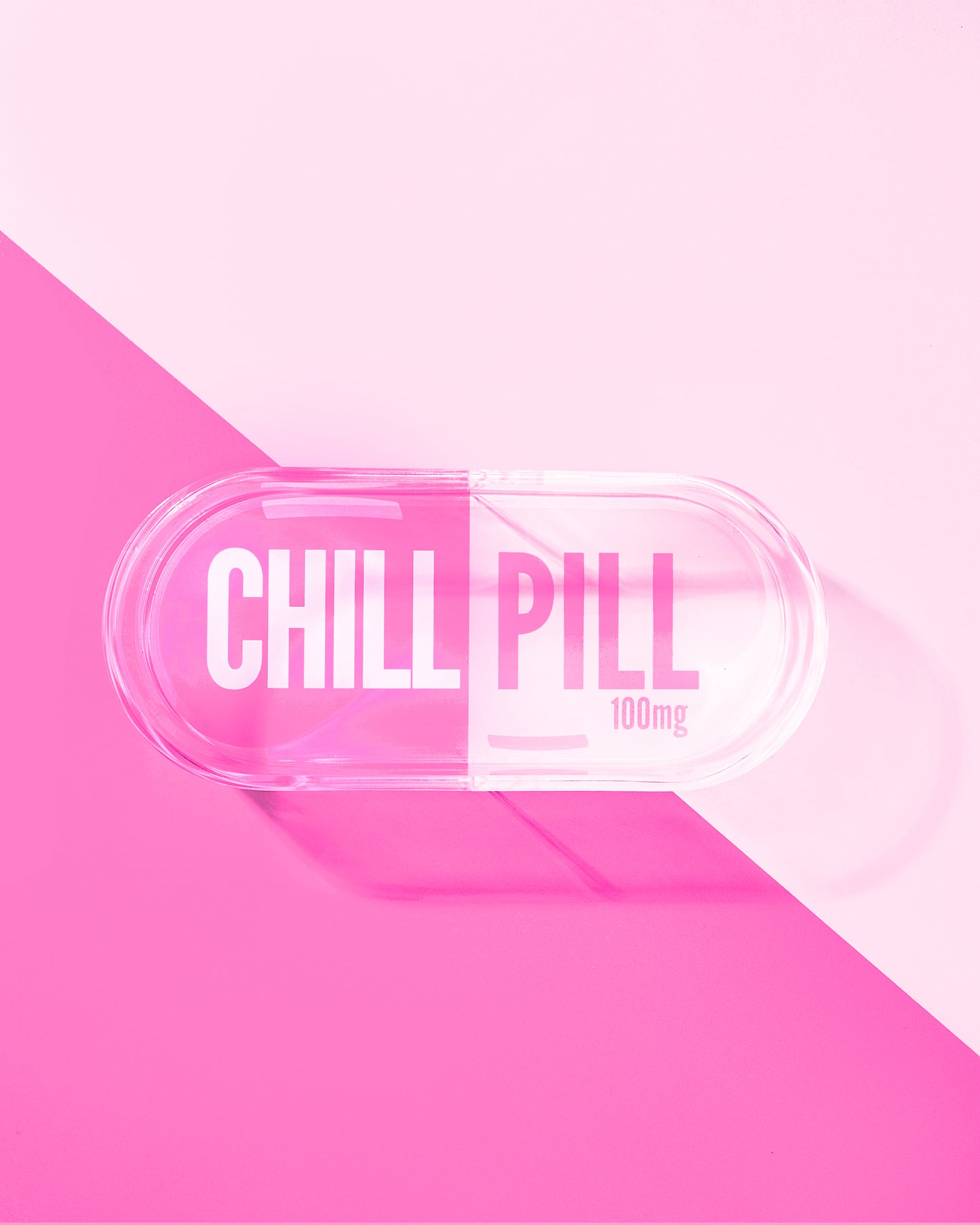 Chill Pill Trinket Tray | Pink