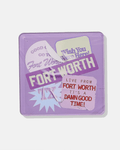 Fort Worth Coasters | Tailgate Collection