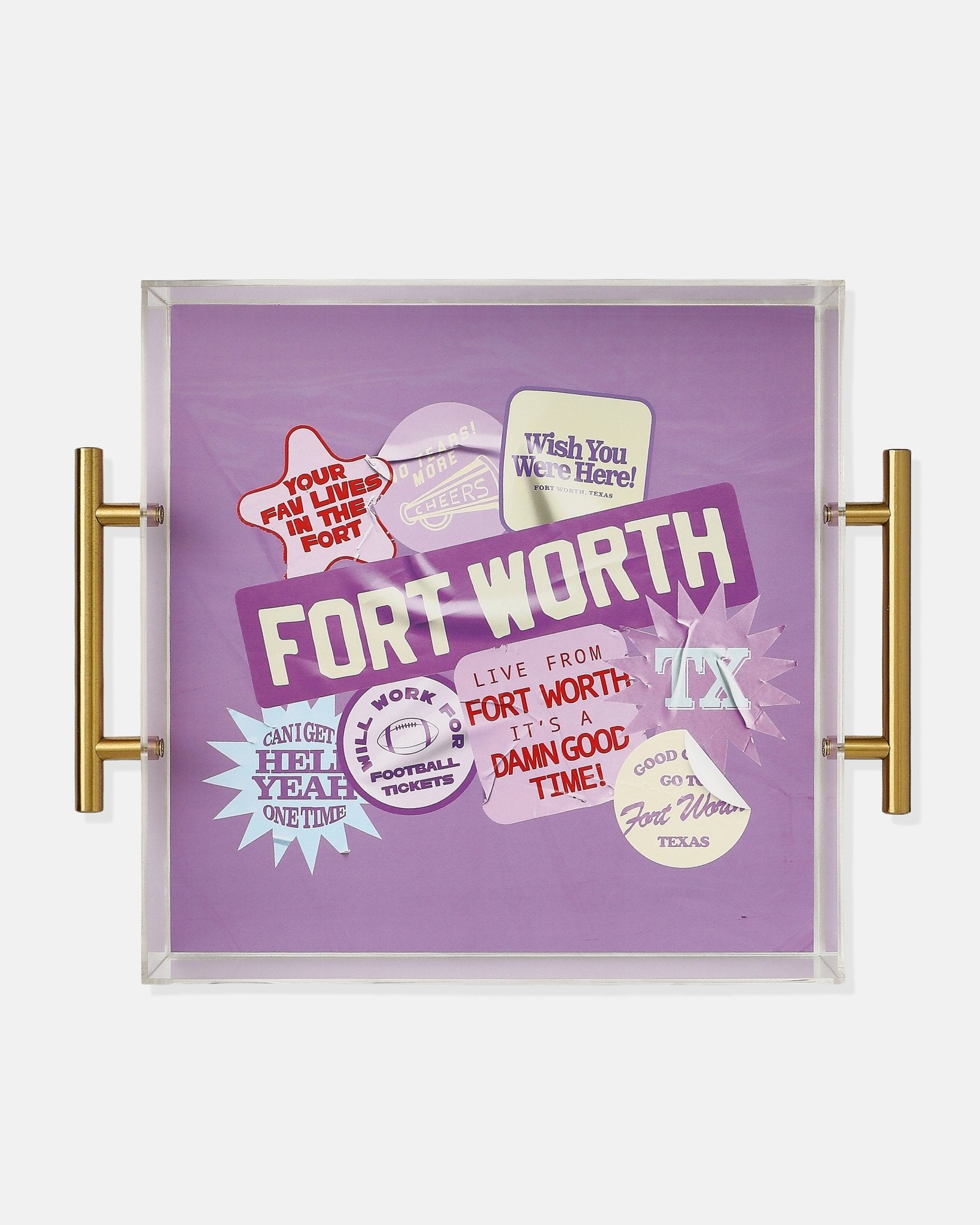 Fort Worth Large Tray | Tailgate Collection - Tart By Taylor
