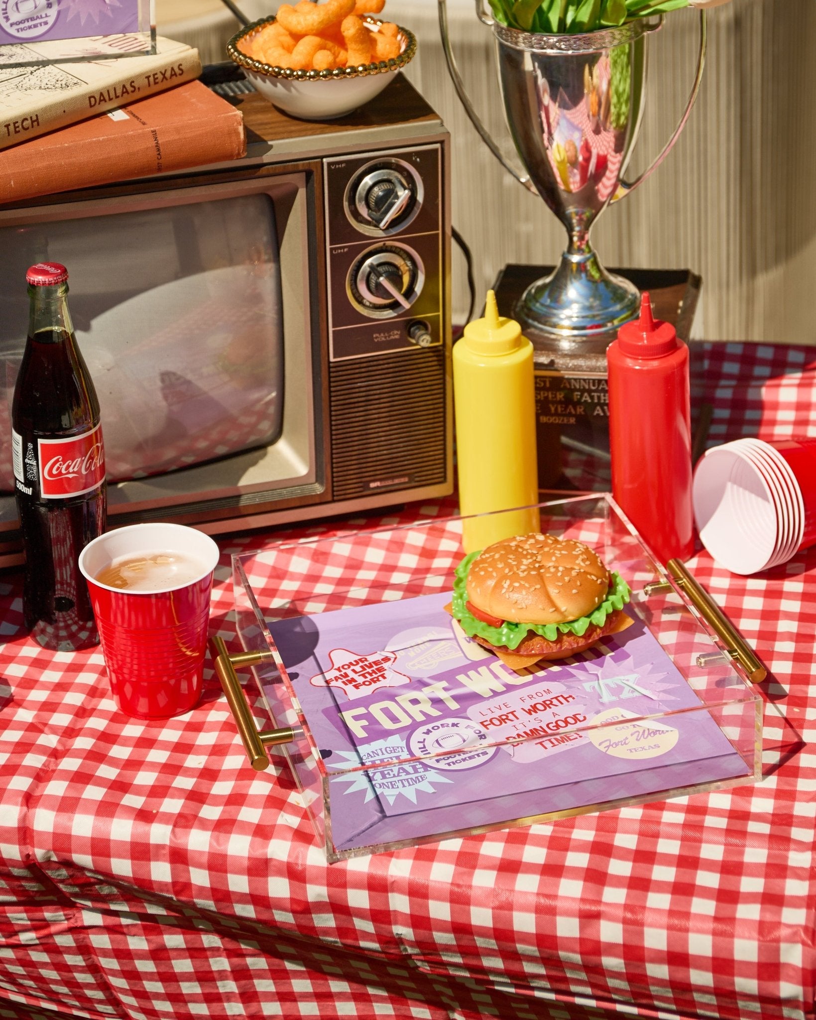 Fort Worth Large Tray | Tailgate Collection - Tart By Taylor