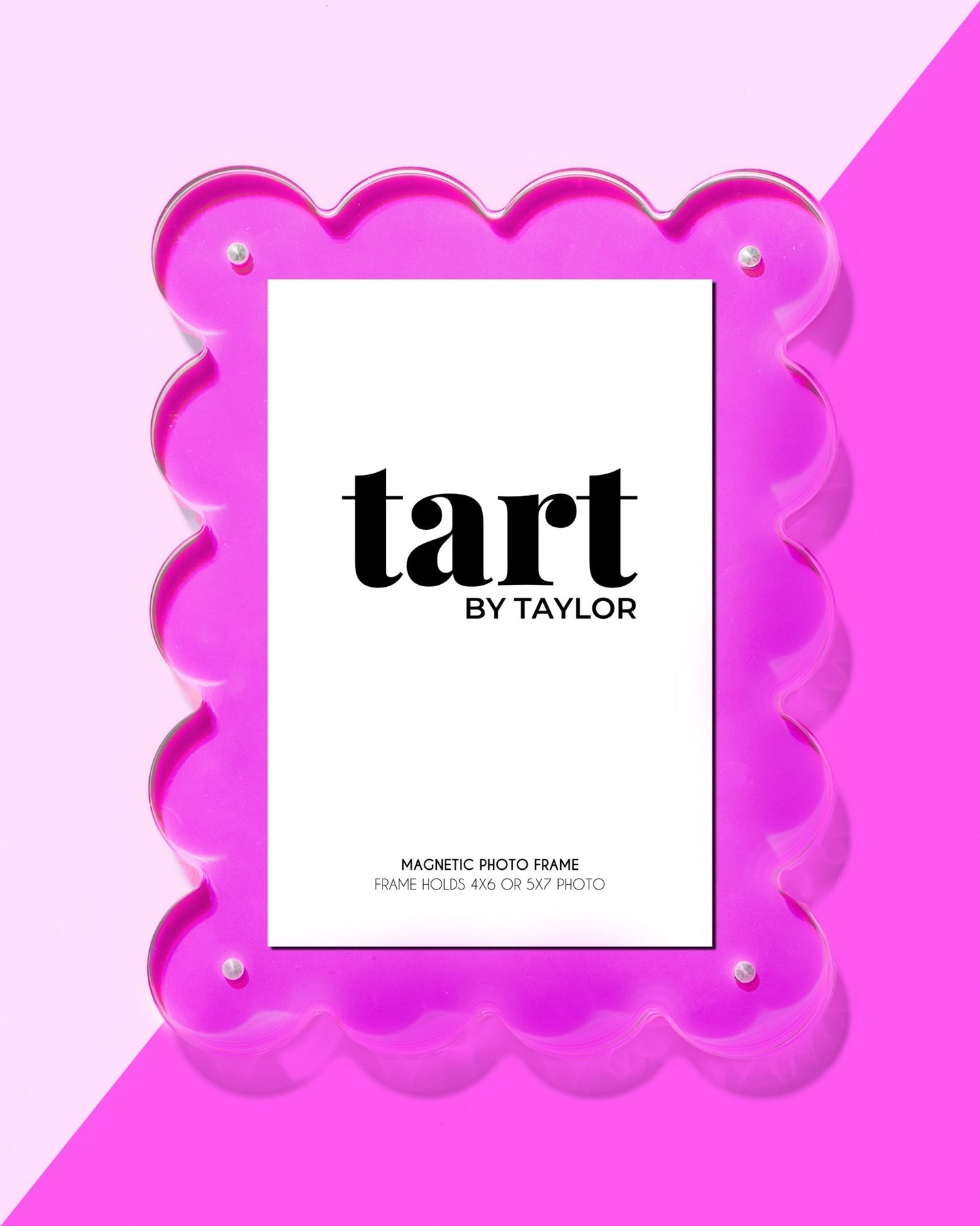 Fuchsia Acrylic Picture Frame - Tart By Taylor