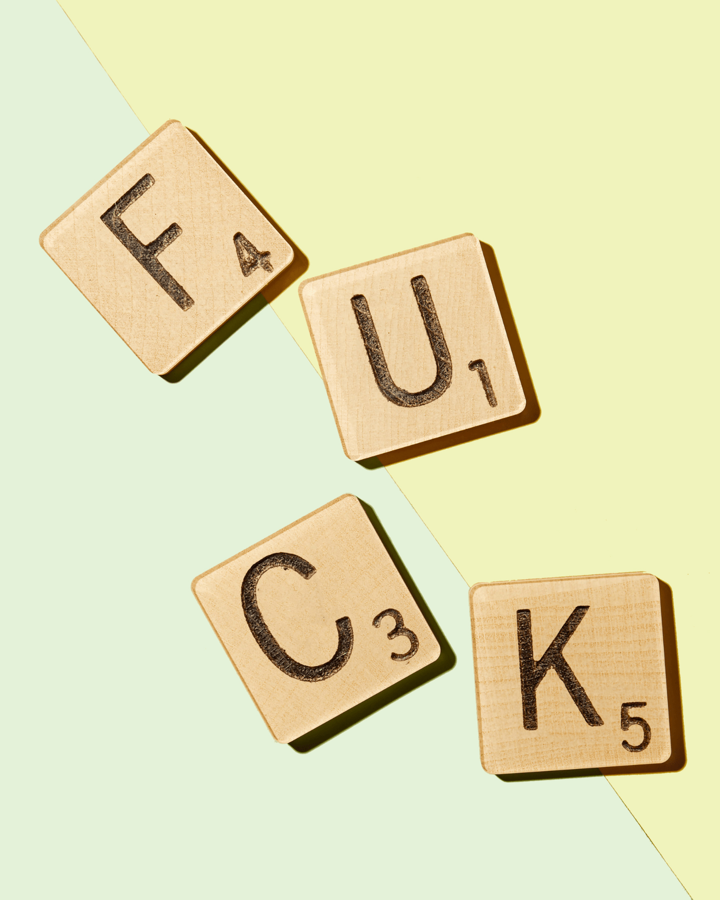 Fuck Scrabble Tiles | Set of 4 Coasters - Tart By Taylor