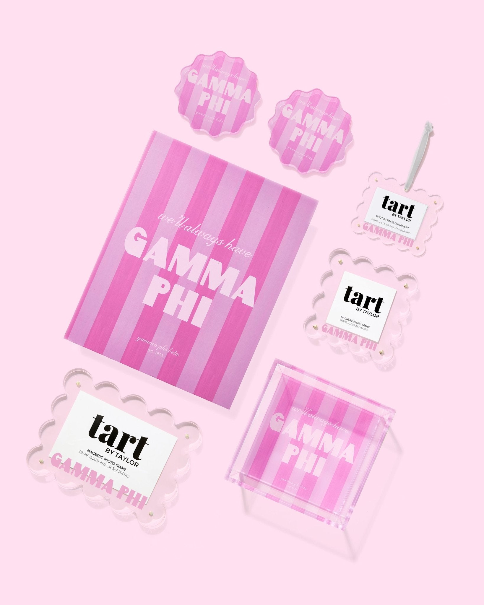 Gamma Phi Beta Acrylic Picture Frame - Tart By Taylor