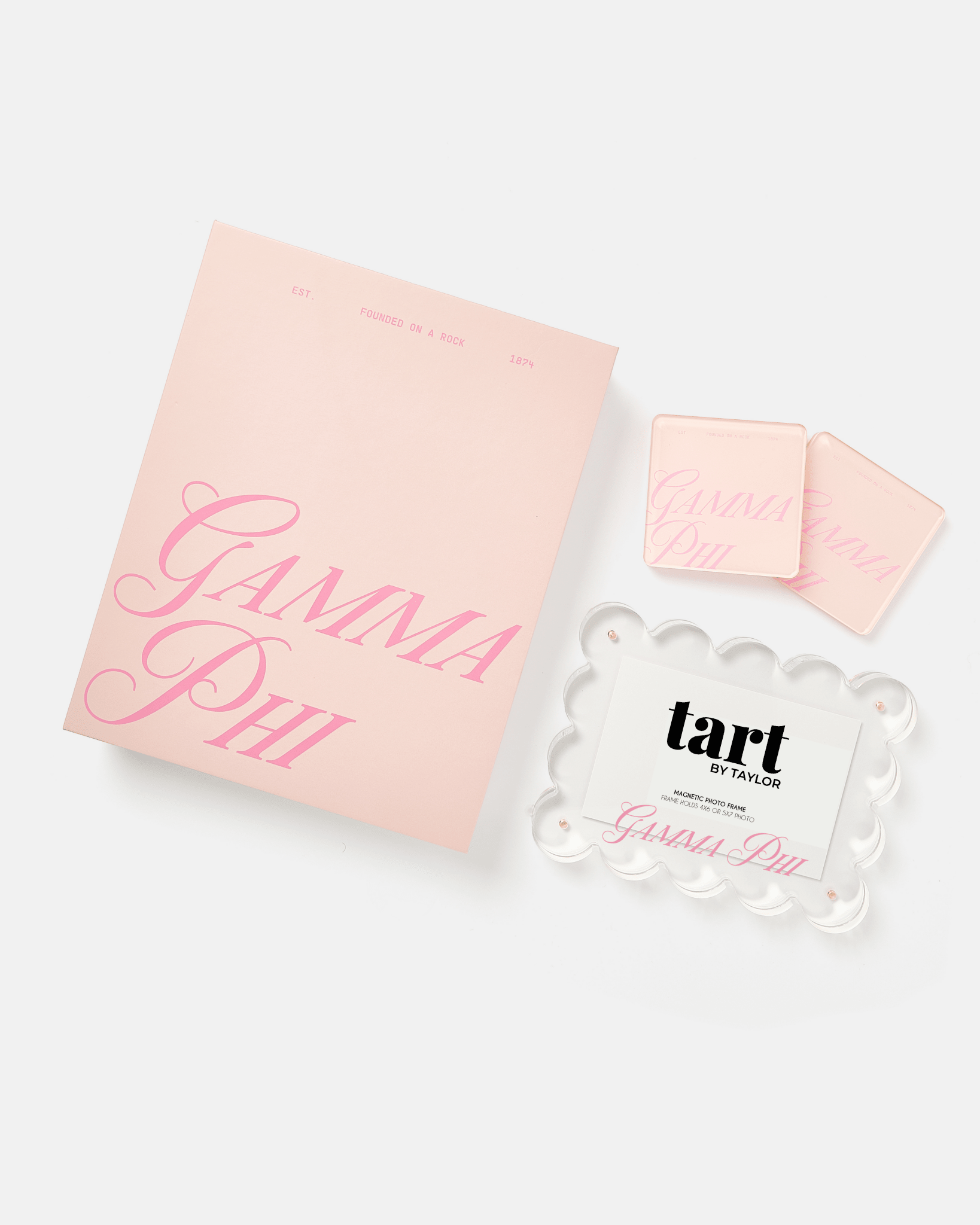 Gamma Phi Beta Coasters - Tart By Taylor