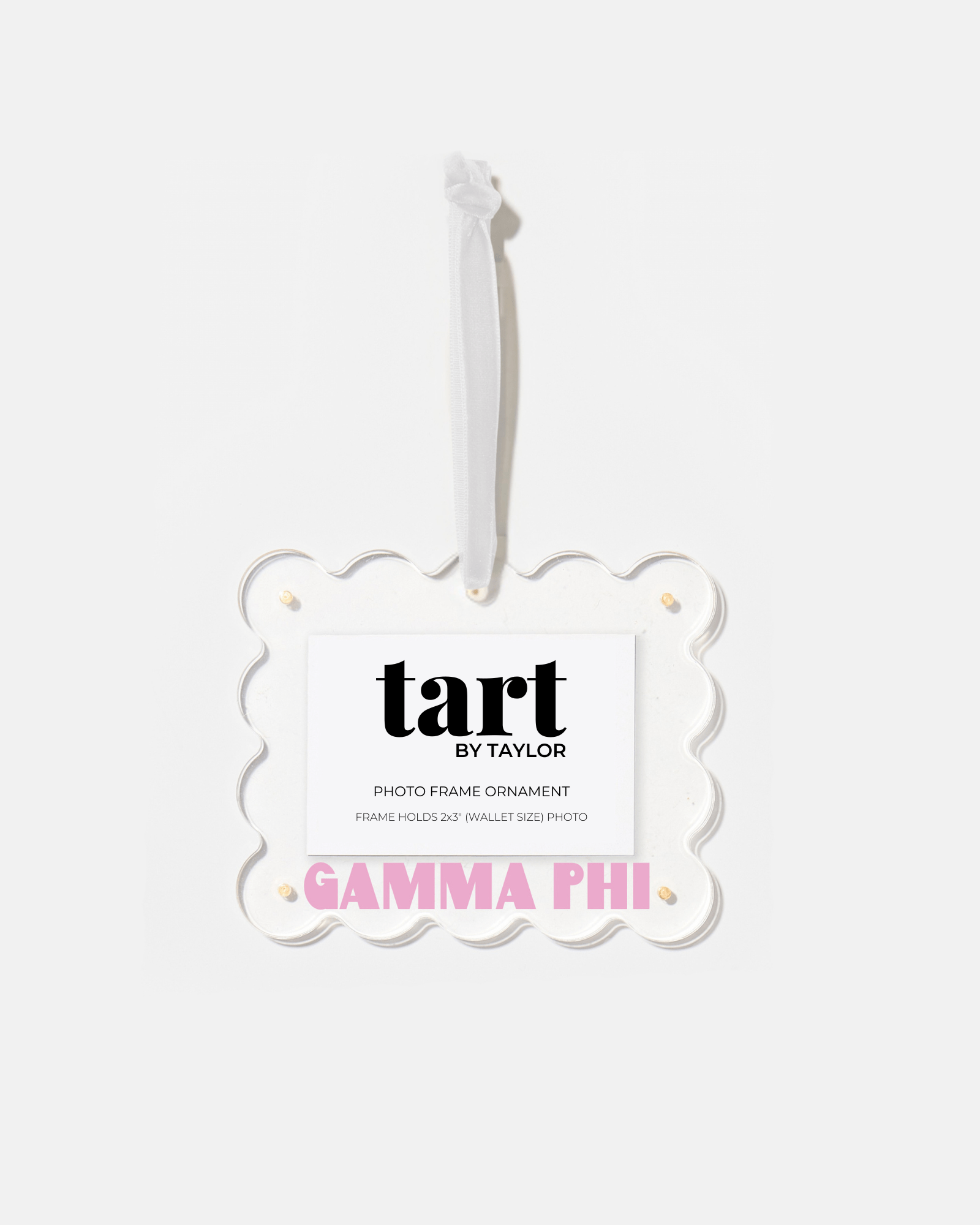 Gamma Phi Beta Frame Ornament - Tart By Taylor