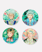 Golden Gals | Set of 4 Coasters - Tart By Taylor