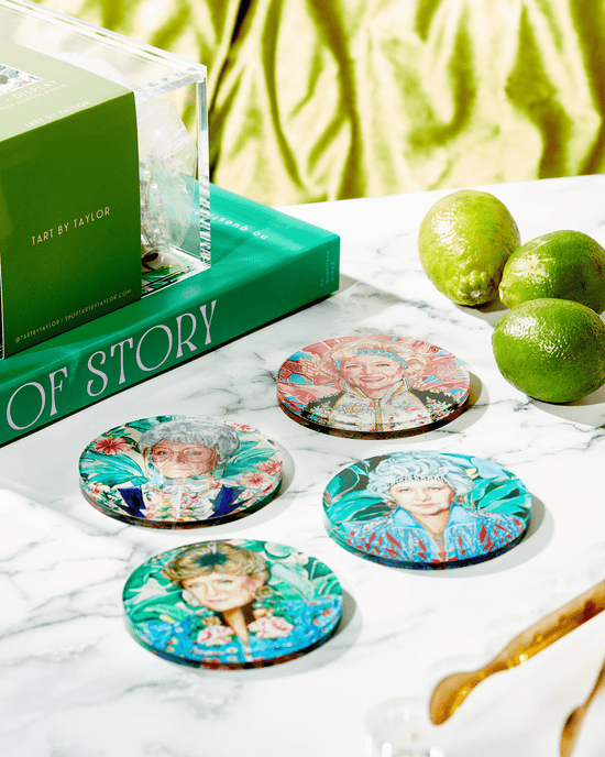 Golden Gals | Set of 4 Coasters - Tart By Taylor