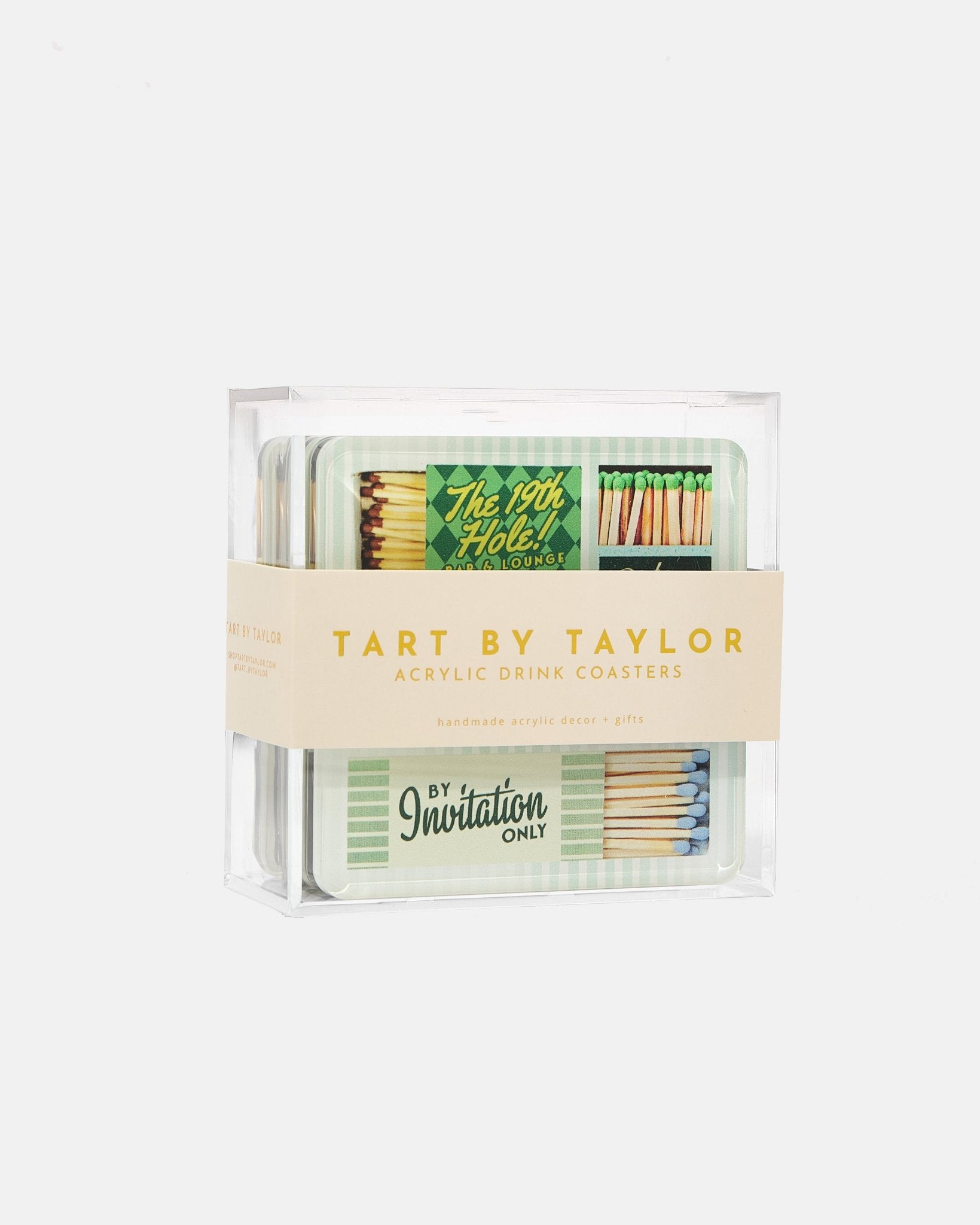 Golf Matchbook Coasters - Tart By Taylor