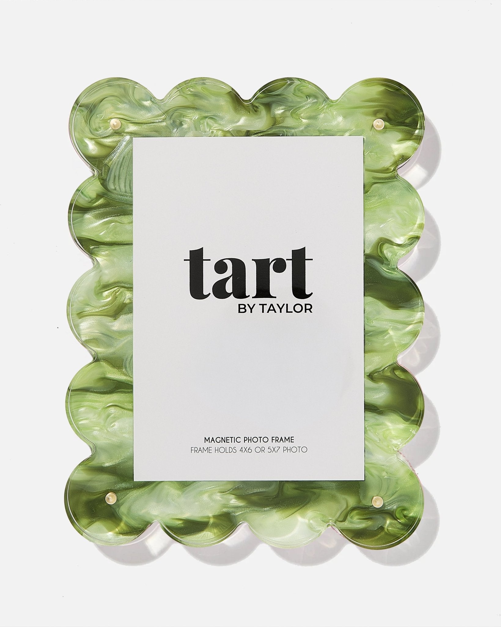 Green Marbled Acrylic Picture Frame - Tart By Taylor - FRAME-MARB-GREEN