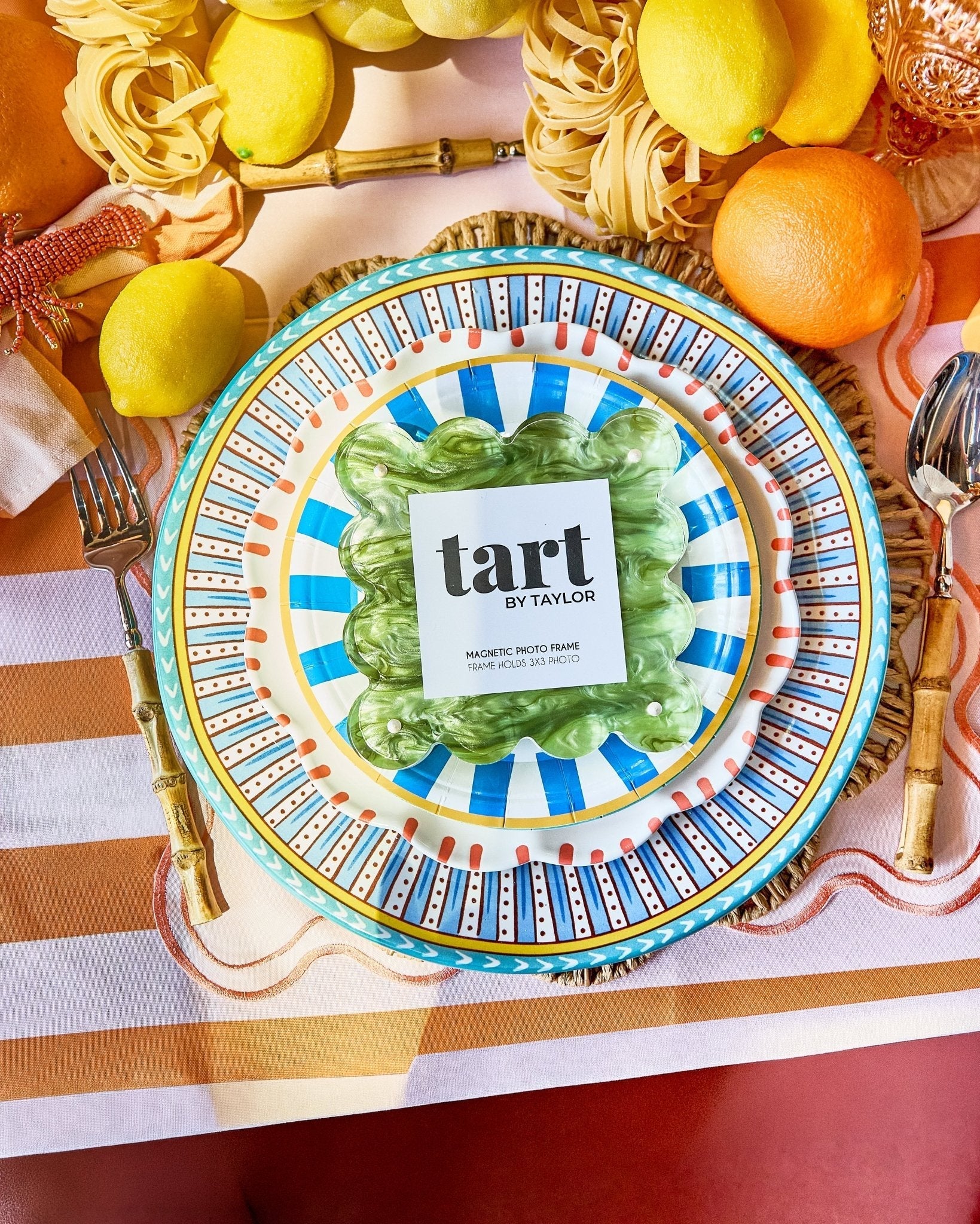 Green Marbled Mini Acrylic Picture Frame - Tart By Taylor