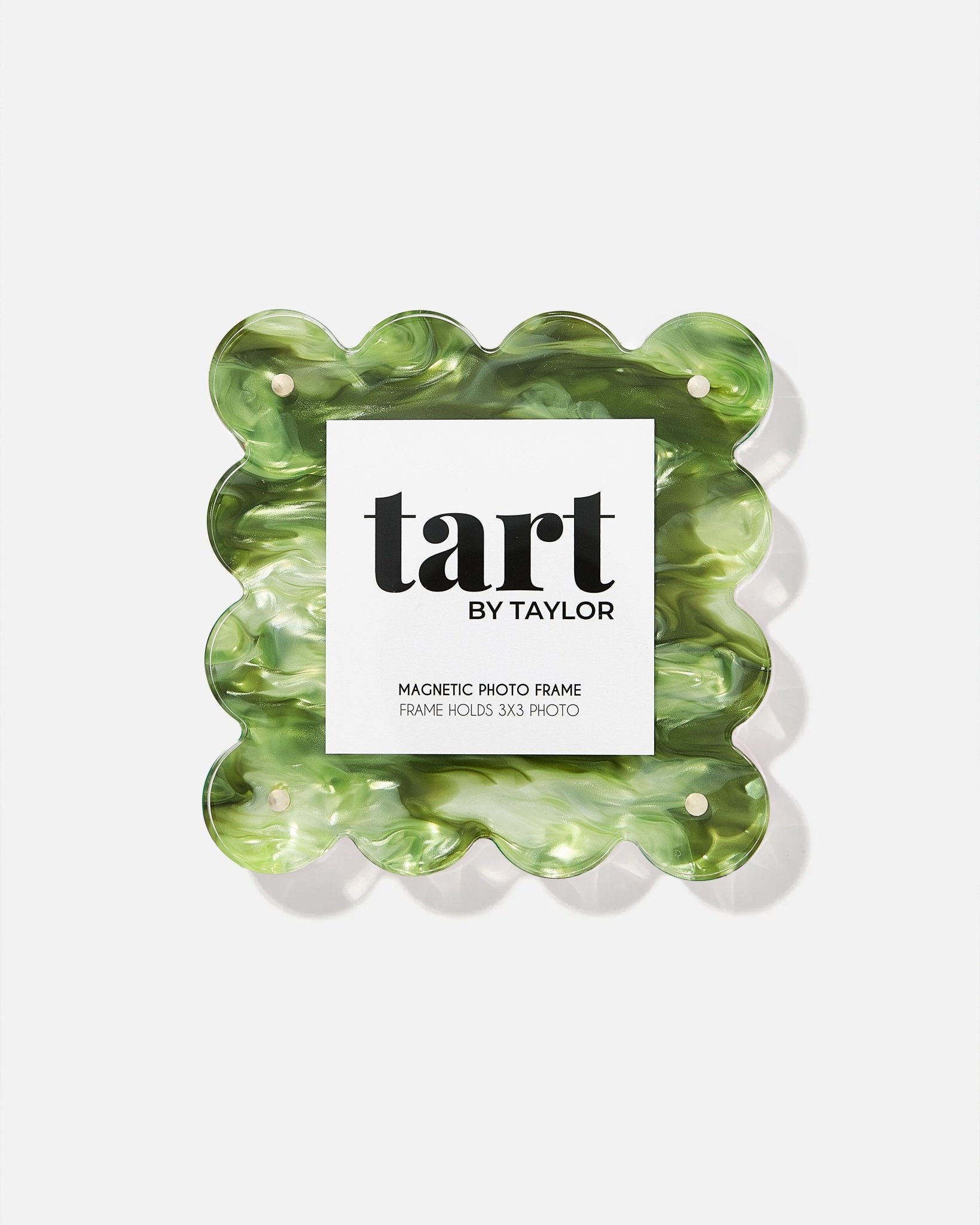 Green Marbled Mini Acrylic Picture Frame - Tart By Taylor - MINIFRAME-MARB-GREEN