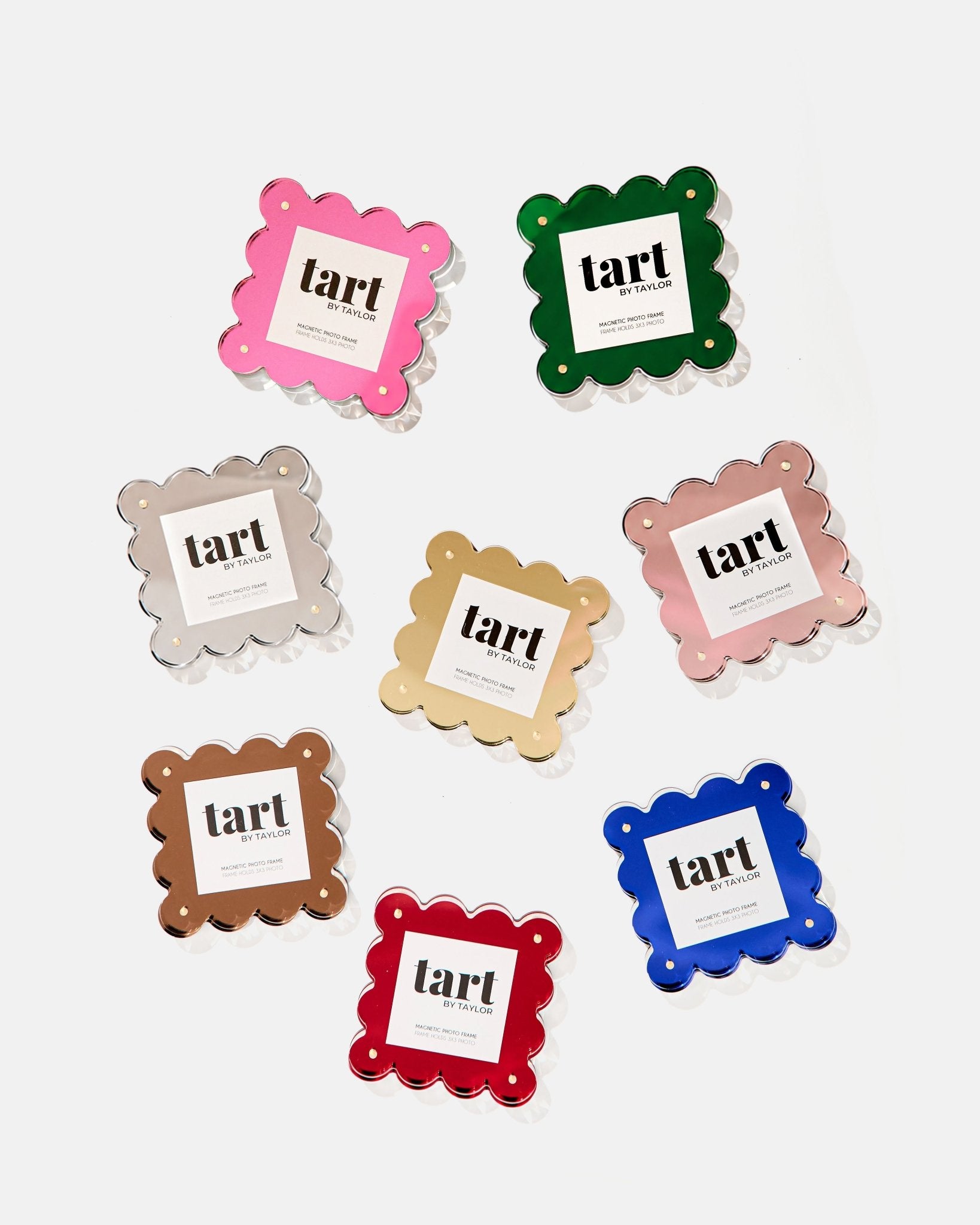Hot Pink Chrome Mini Acrylic Picture Frame - Tart By Taylor
