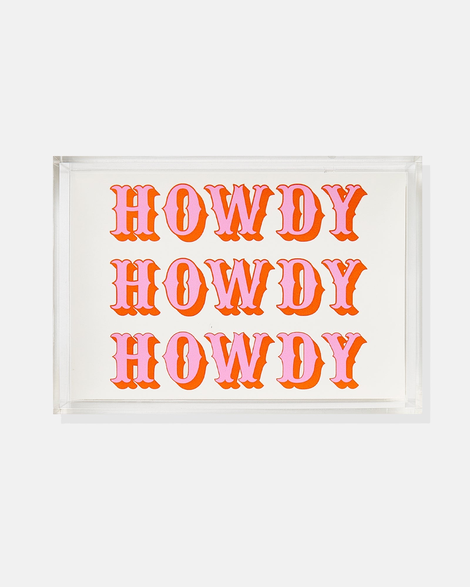 Tart by Taylor Howdy Small Acrylic Tray - Thumbnail 5