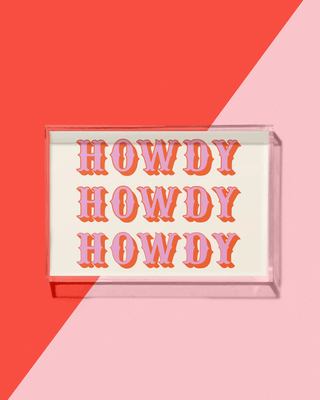 Howdy Small Tray - Tart By Taylor