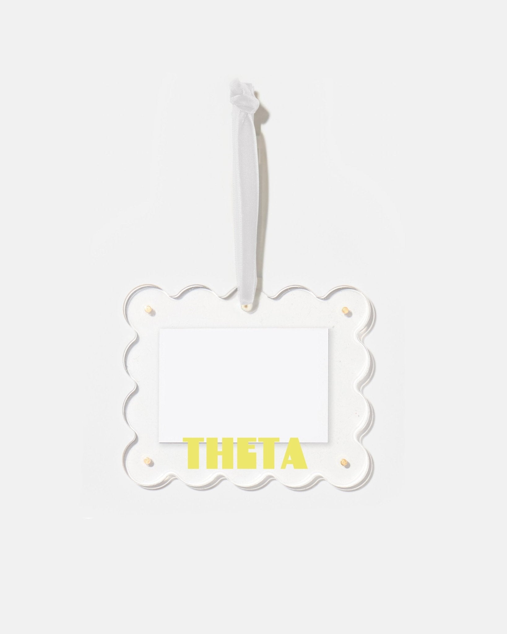 Kappa Alpha Theta Frame Ornament - Tart By Taylor
