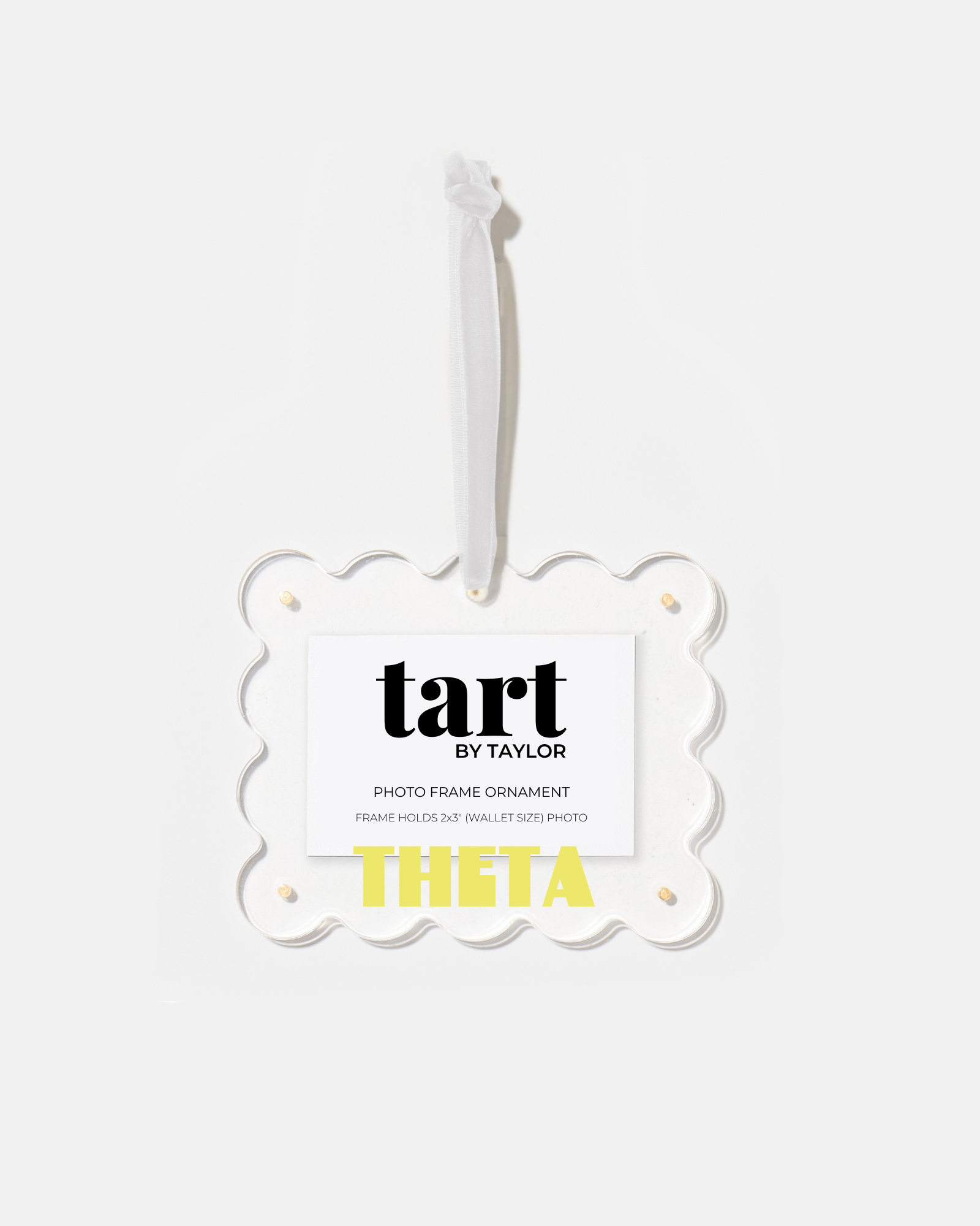 Kappa Alpha Theta Frame Ornament - Tart By Taylor