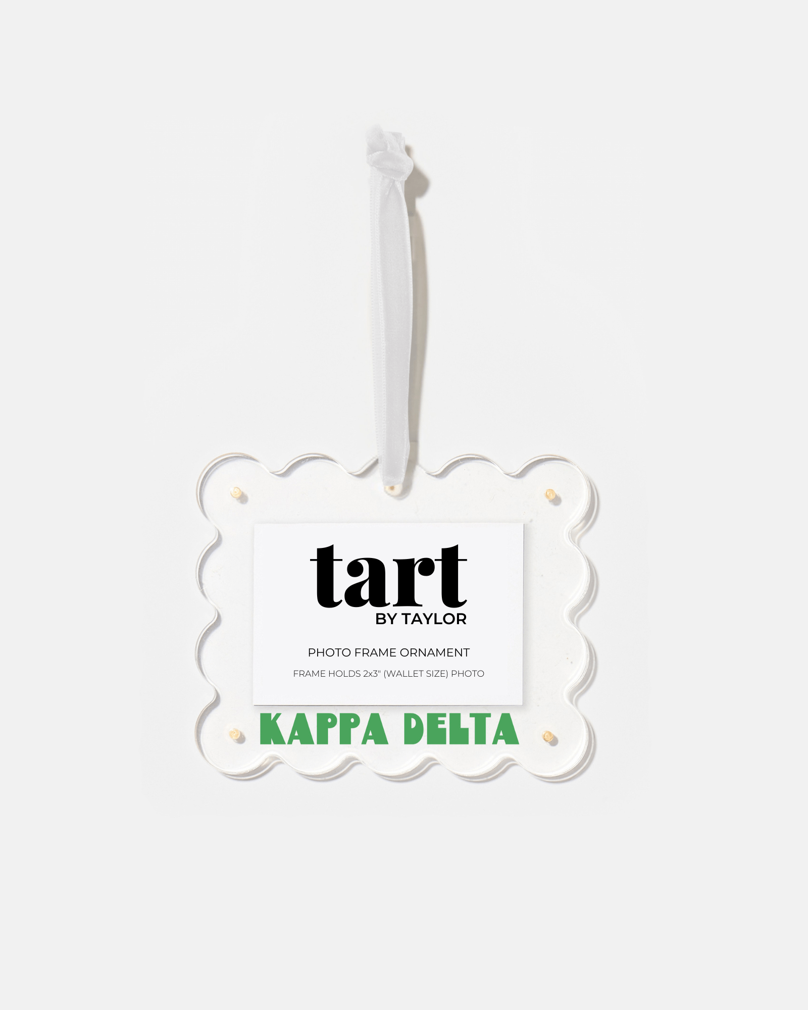 Kappa Delta Frame Ornament - Tart By Taylor