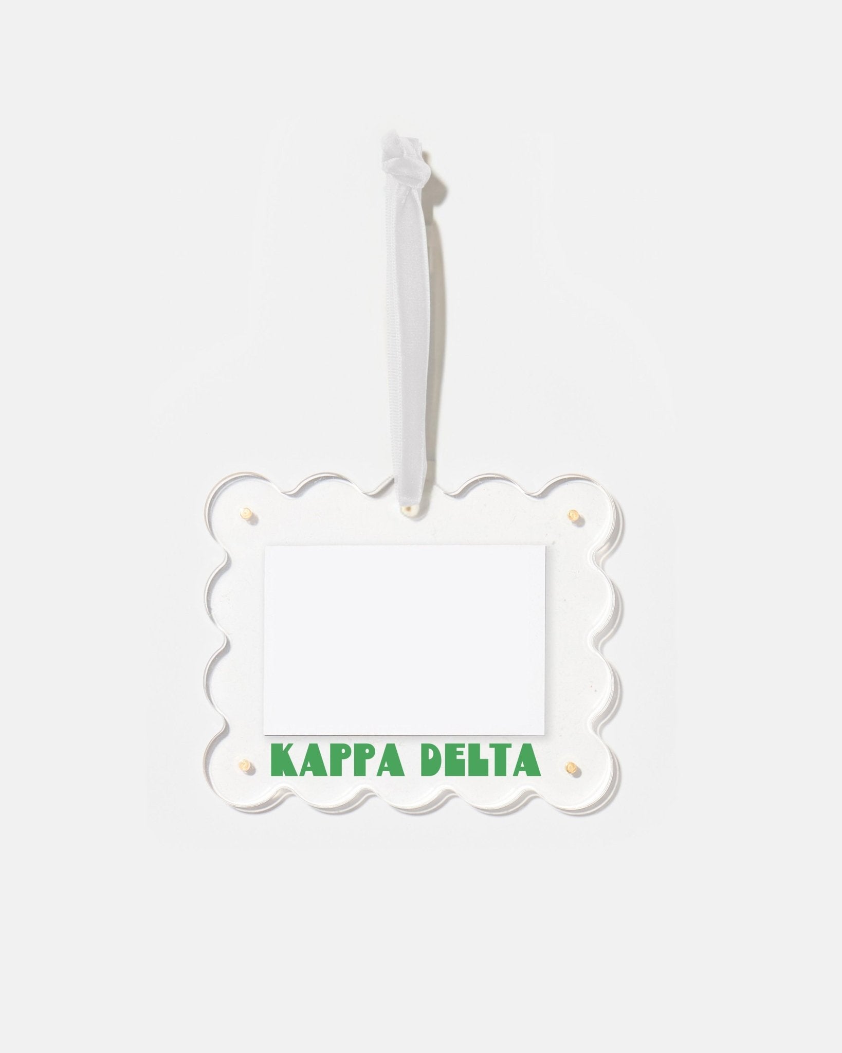 Kappa Delta Frame Ornament - Tart By Taylor