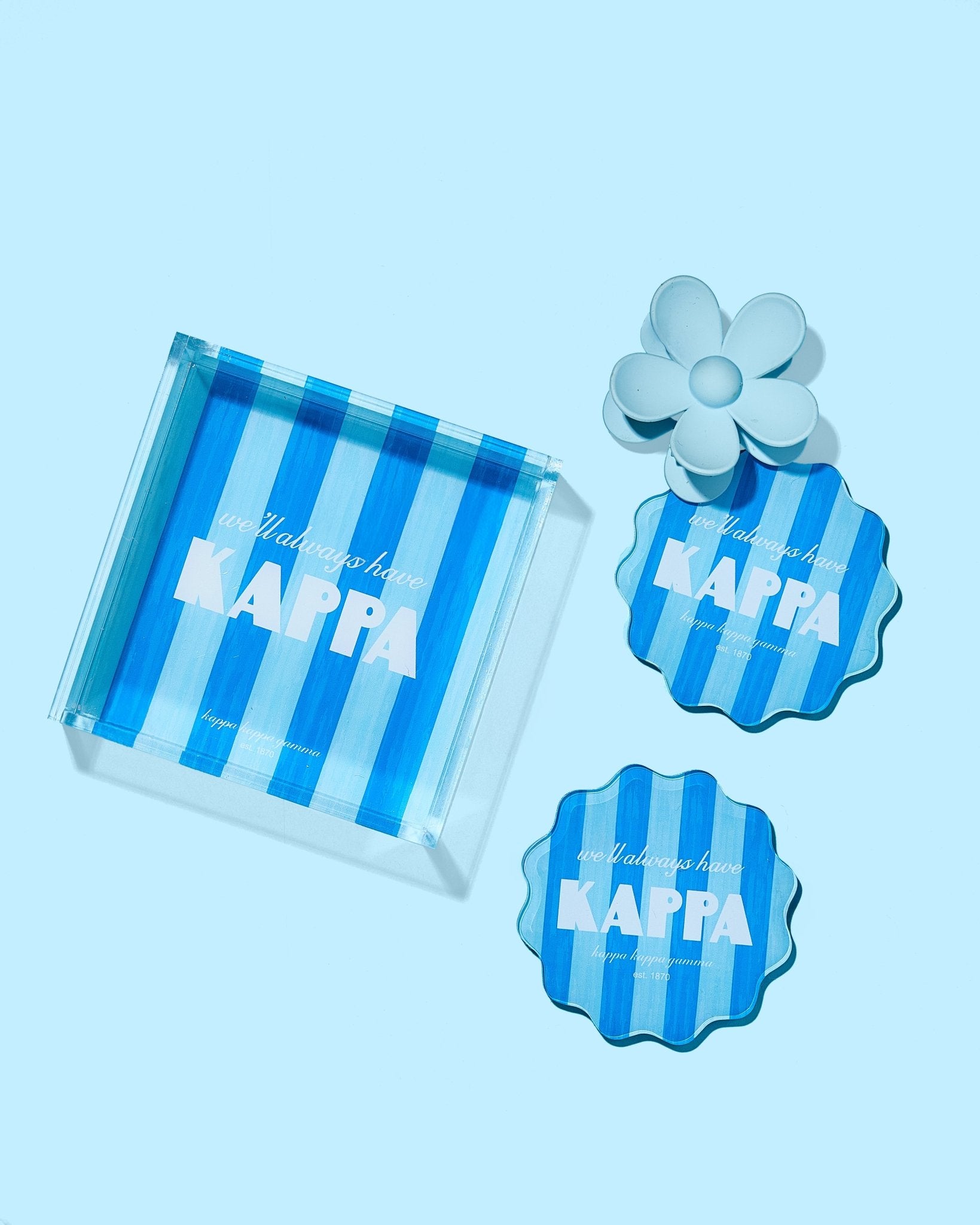 Kappa Kappa Gamma Coasters - Tart By Taylor