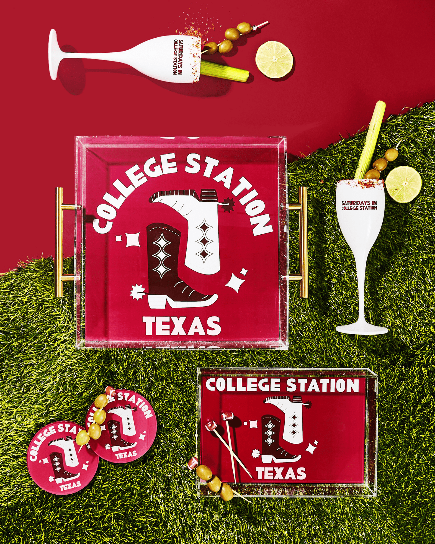 Kickoff Coasters | College Station - Tart By Taylor