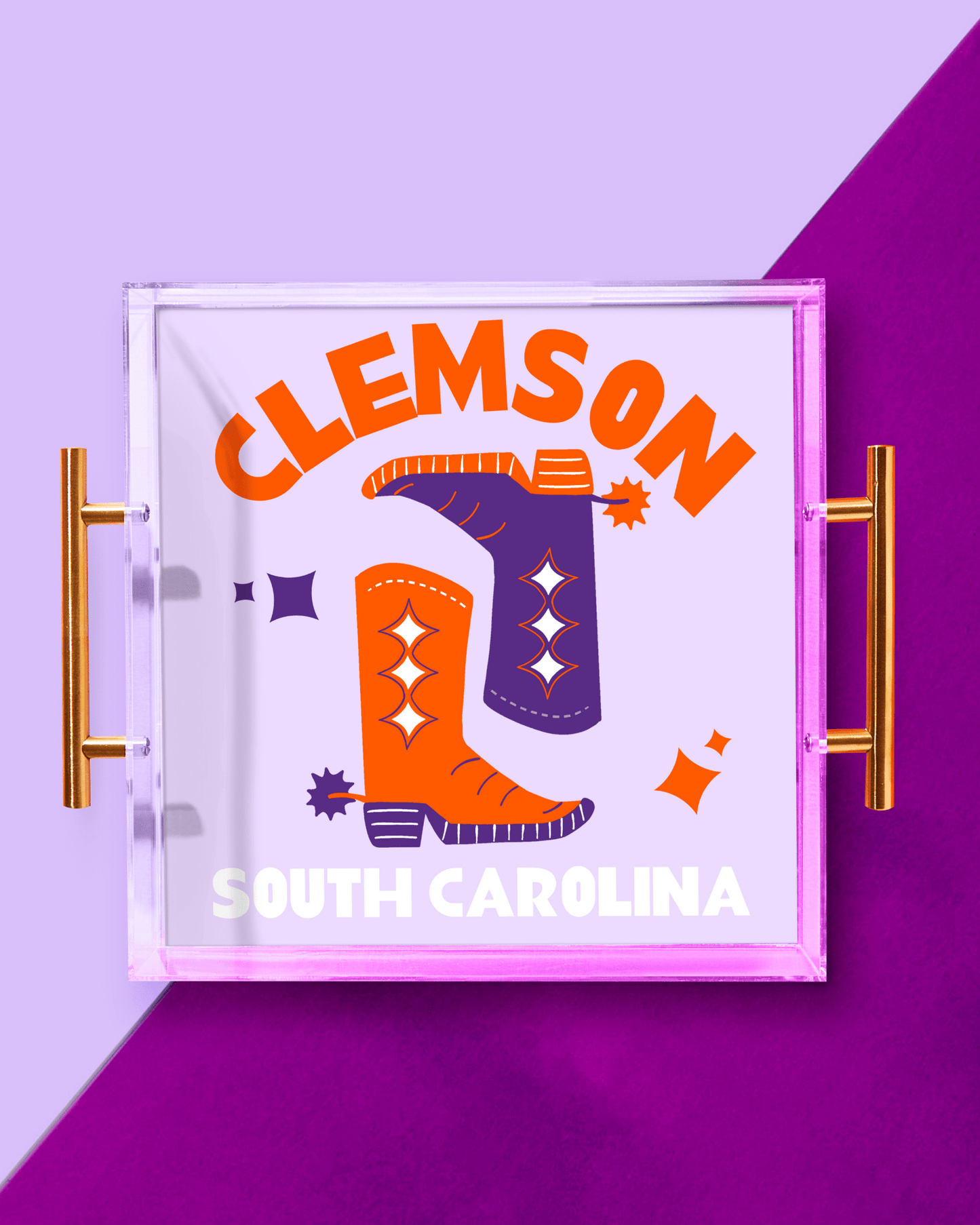 Kickoff Large Trays | Clemson - Tart By Taylor