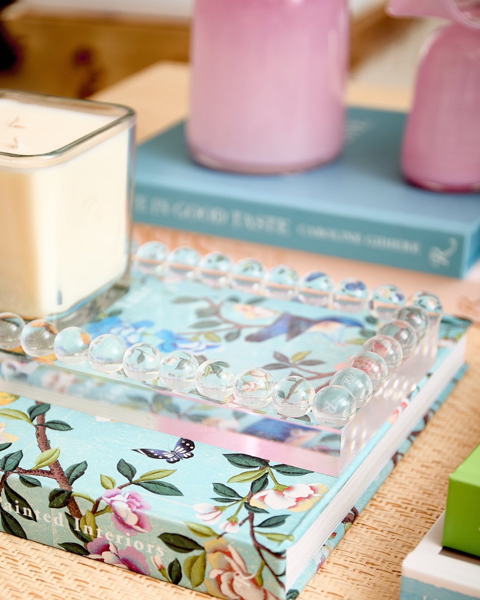 Large Bubble Lucite Tray - Thumbnail 5