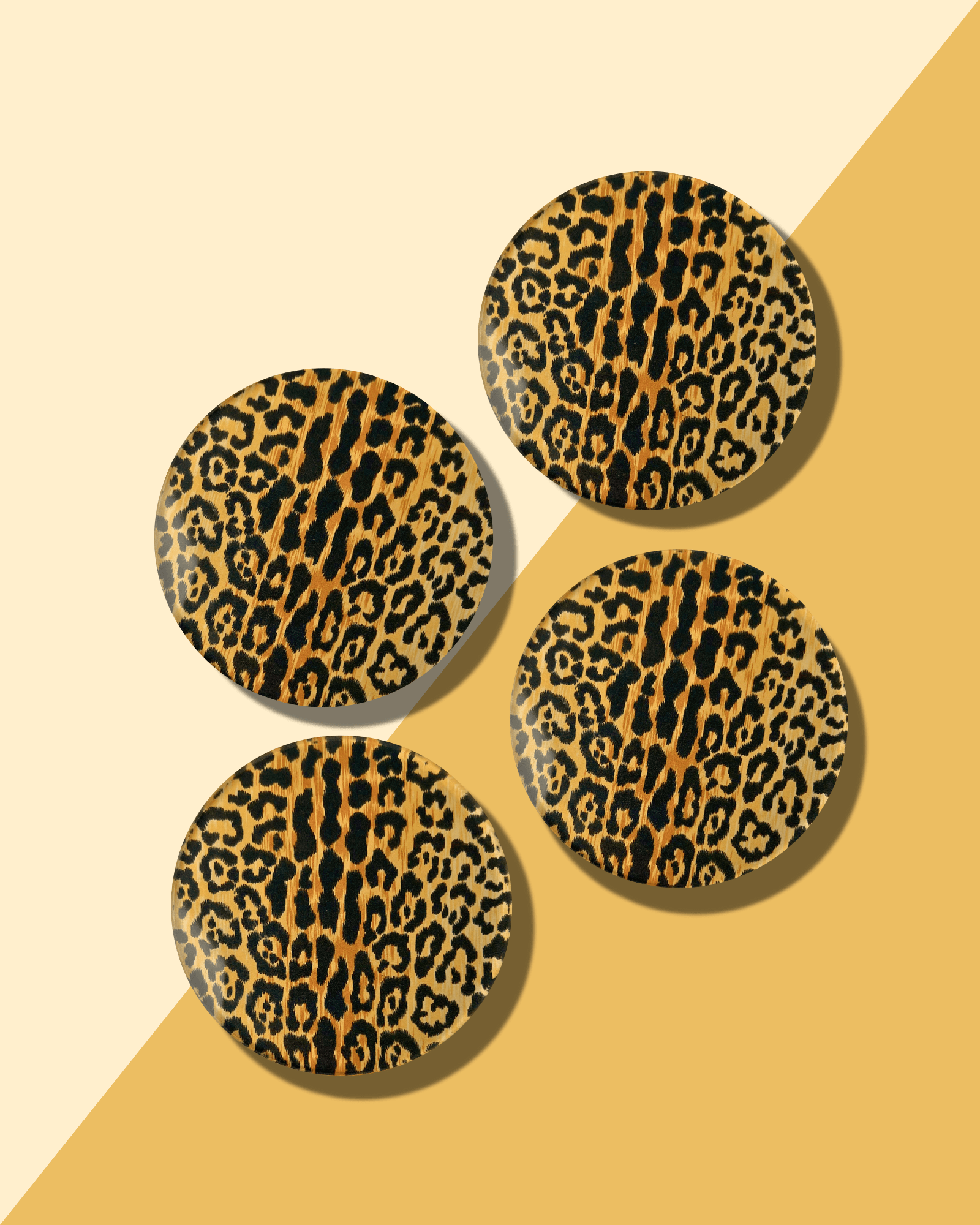 Leopard Print Coasters - Thumbnail 2