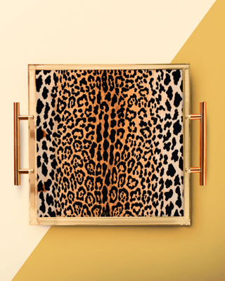 Leopard Print Large Tray - Tart By Taylor