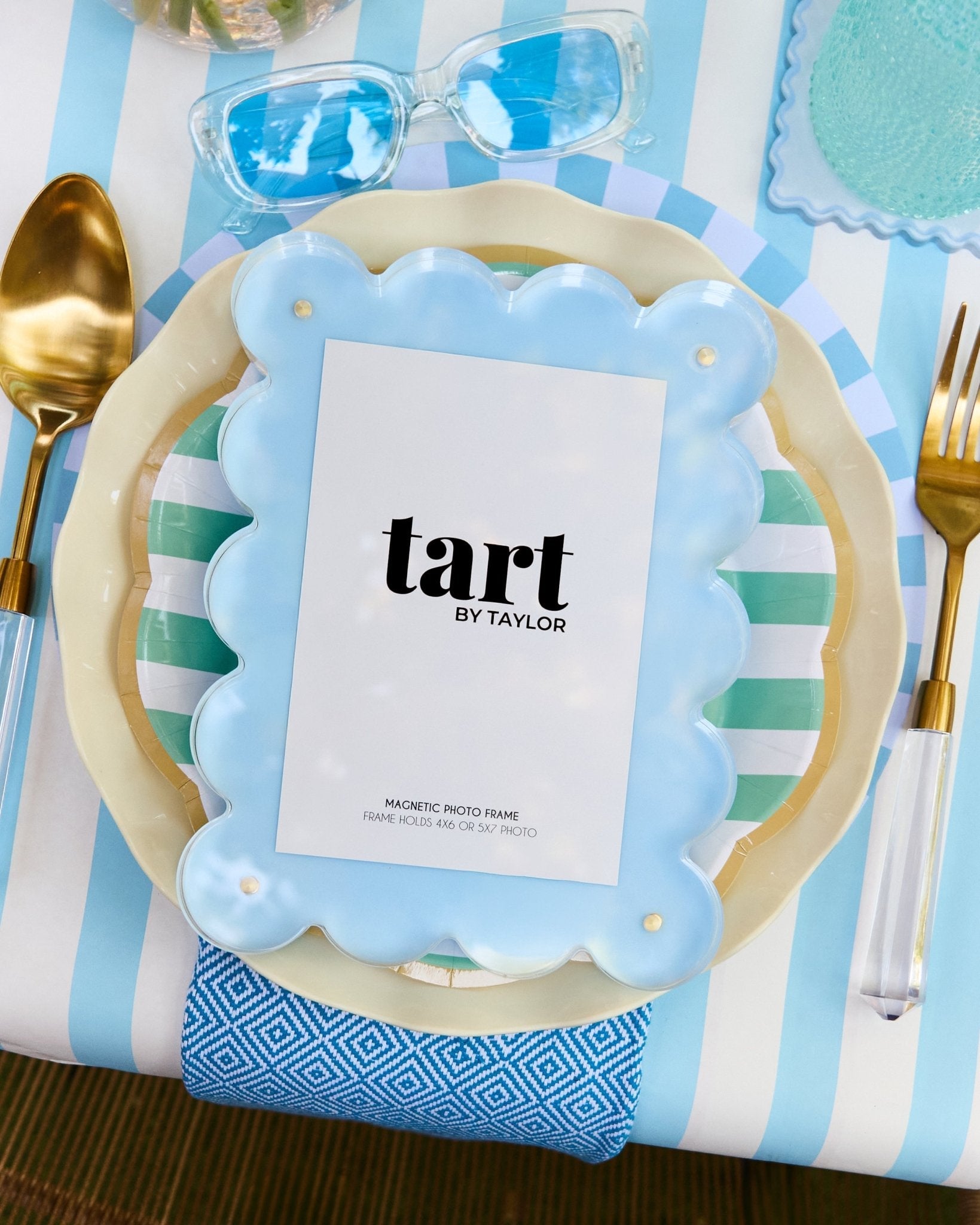 Light Blue Acrylic Picture Frame - Tart By Taylor Wholesale - FRAME-LTBLUE