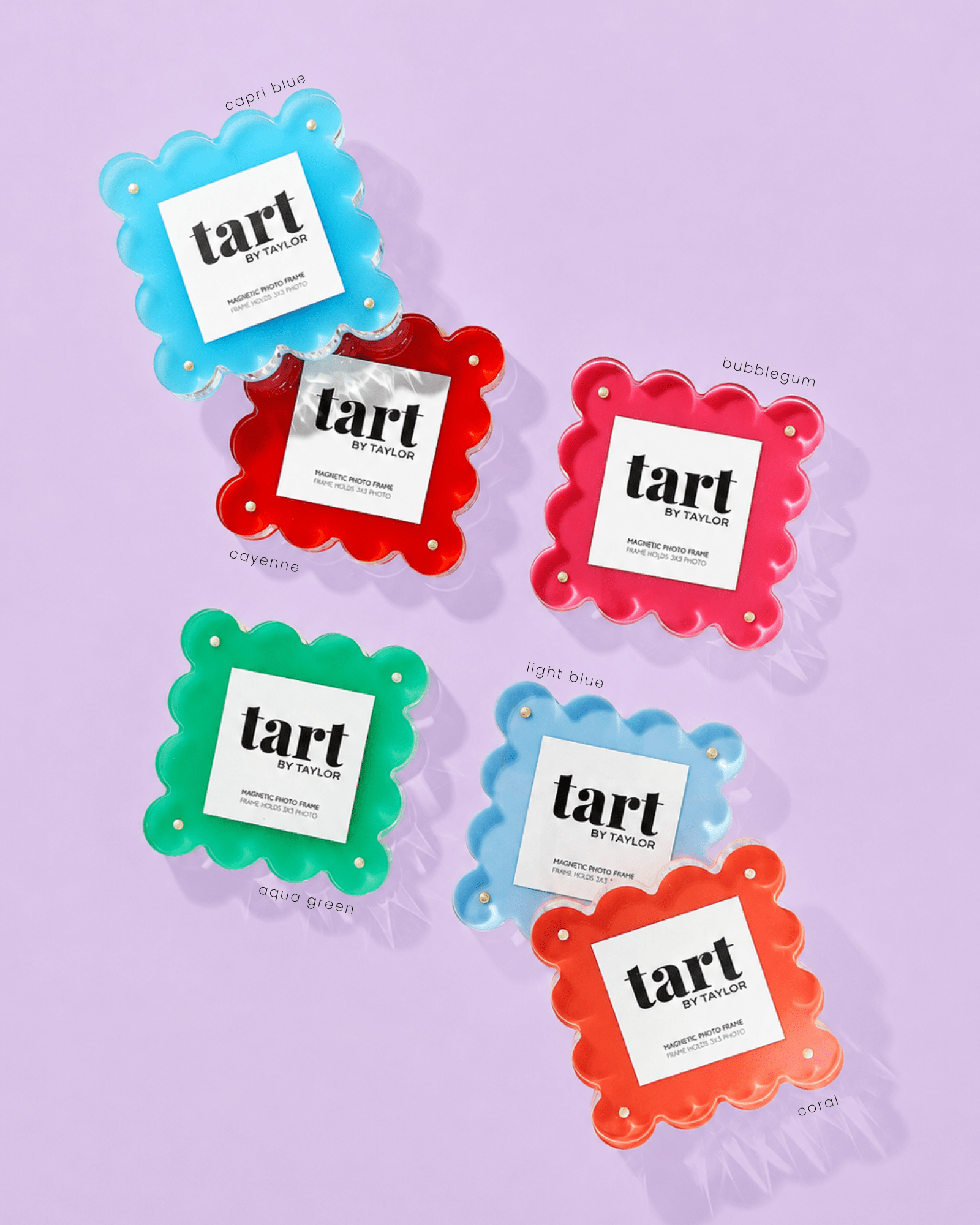 Light Blue Mini Acrylic Picture Frame - Tart By Taylor Wholesale - MINIFRAME-LTBLUE