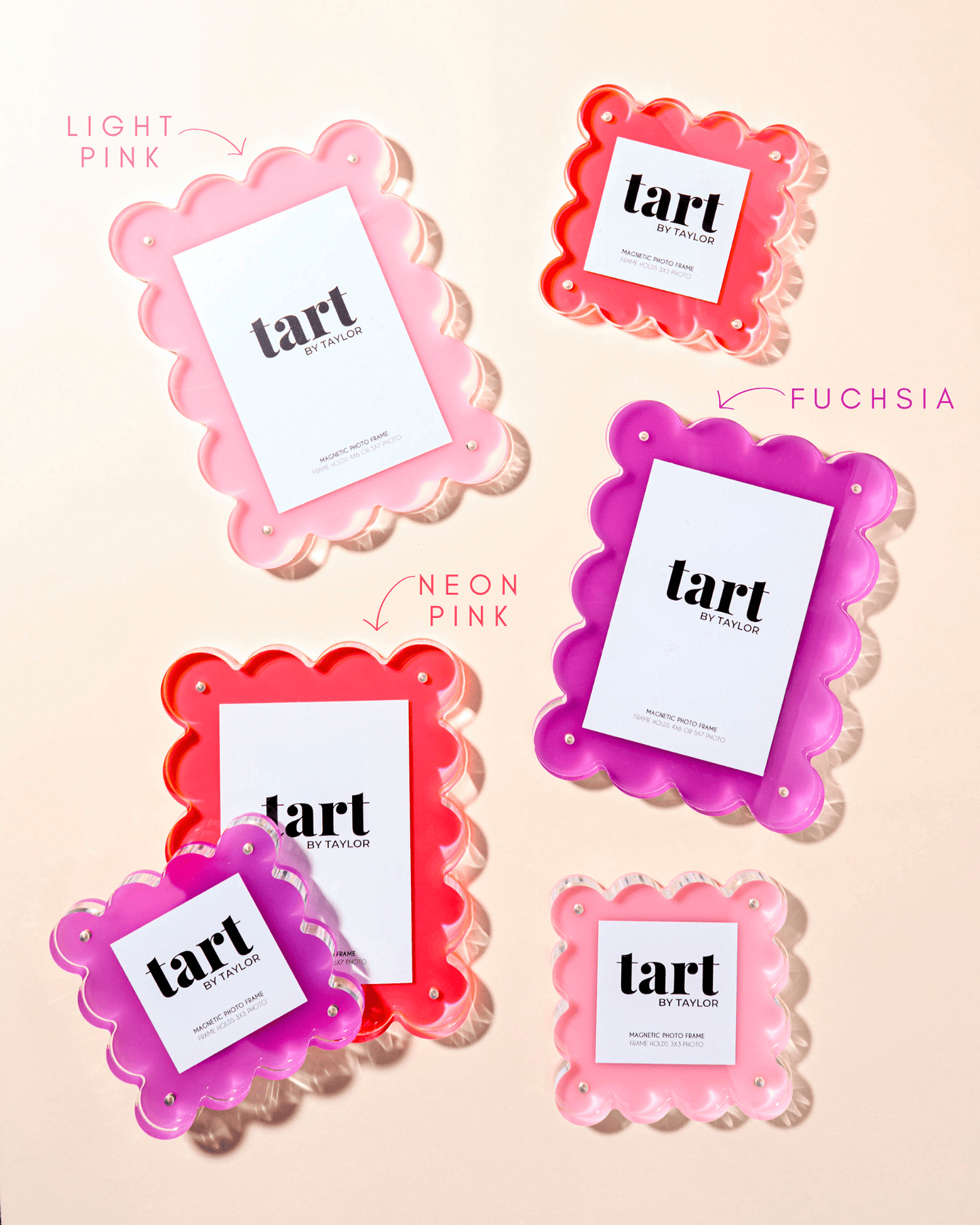 Light Pink Acrylic Picture Frame - Tart By Taylor