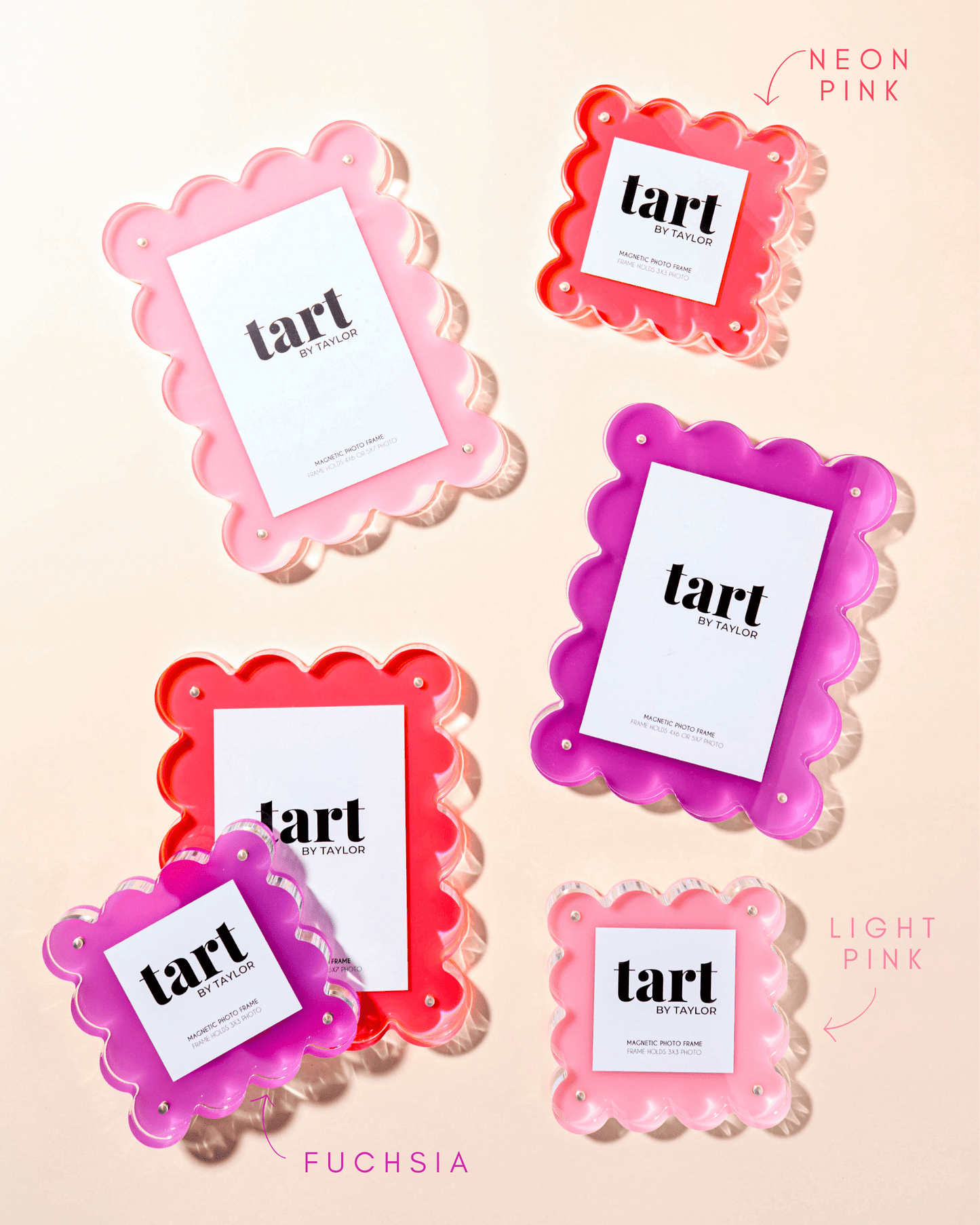 Light Pink Mini Acrylic Picture Frame - Tart By Taylor