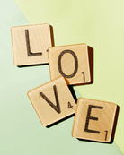 Love Scrabble Tiles | Set of 4 Coasters - Tart By Taylor
