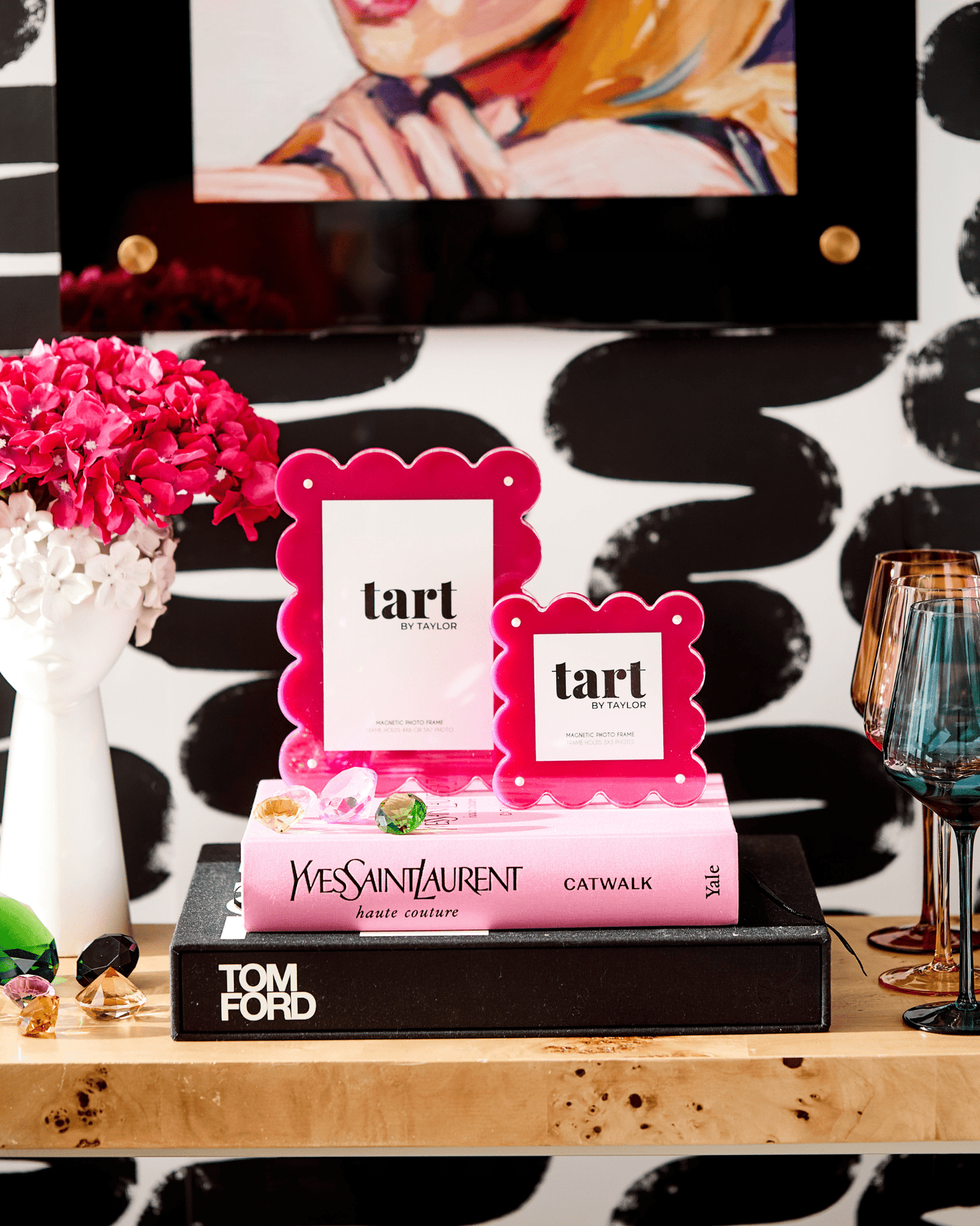 Magenta Mini Acrylic Picture Frame - Tart By Taylor