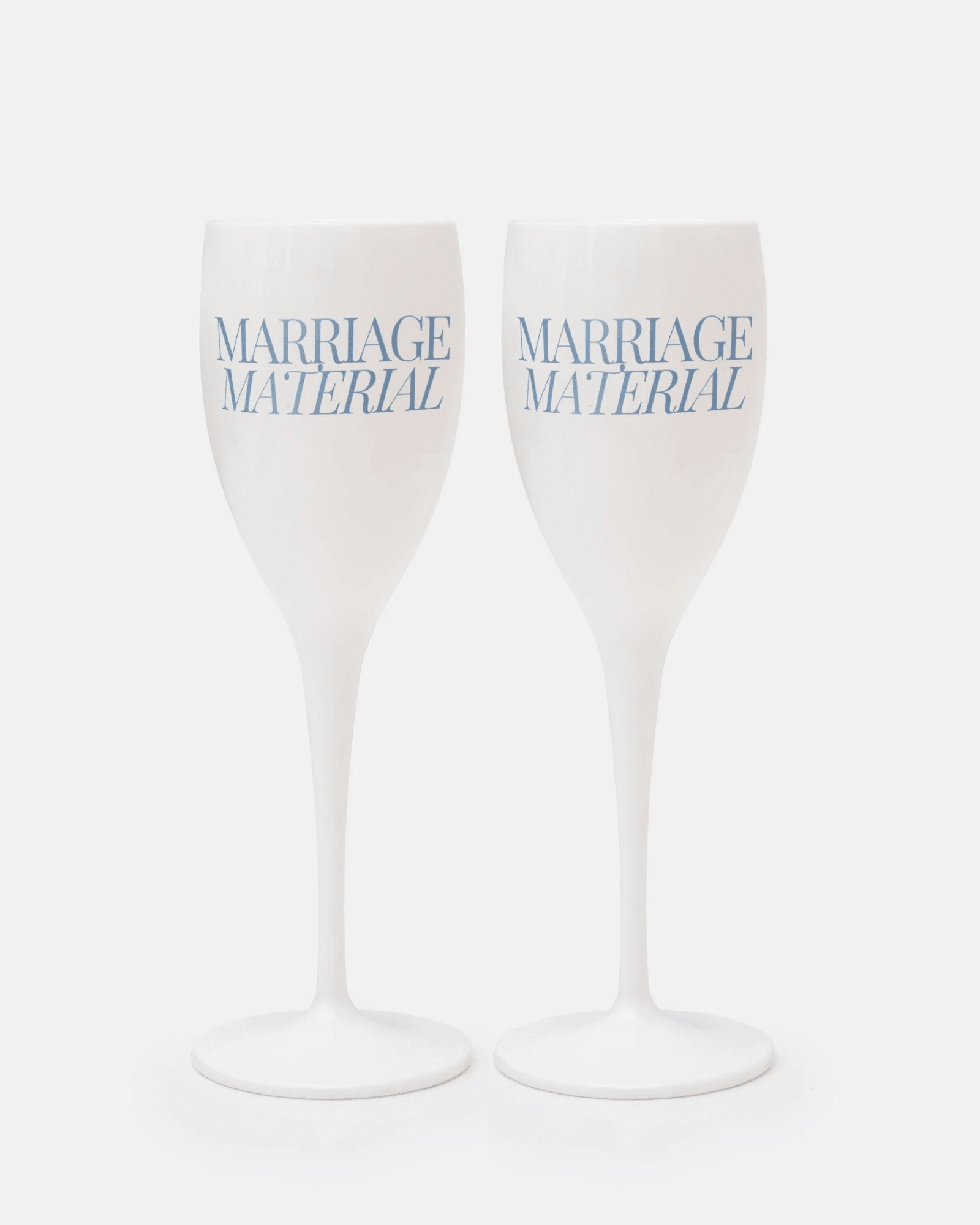 Marriage Material Flutes (Set of 2) - Tart By Taylor