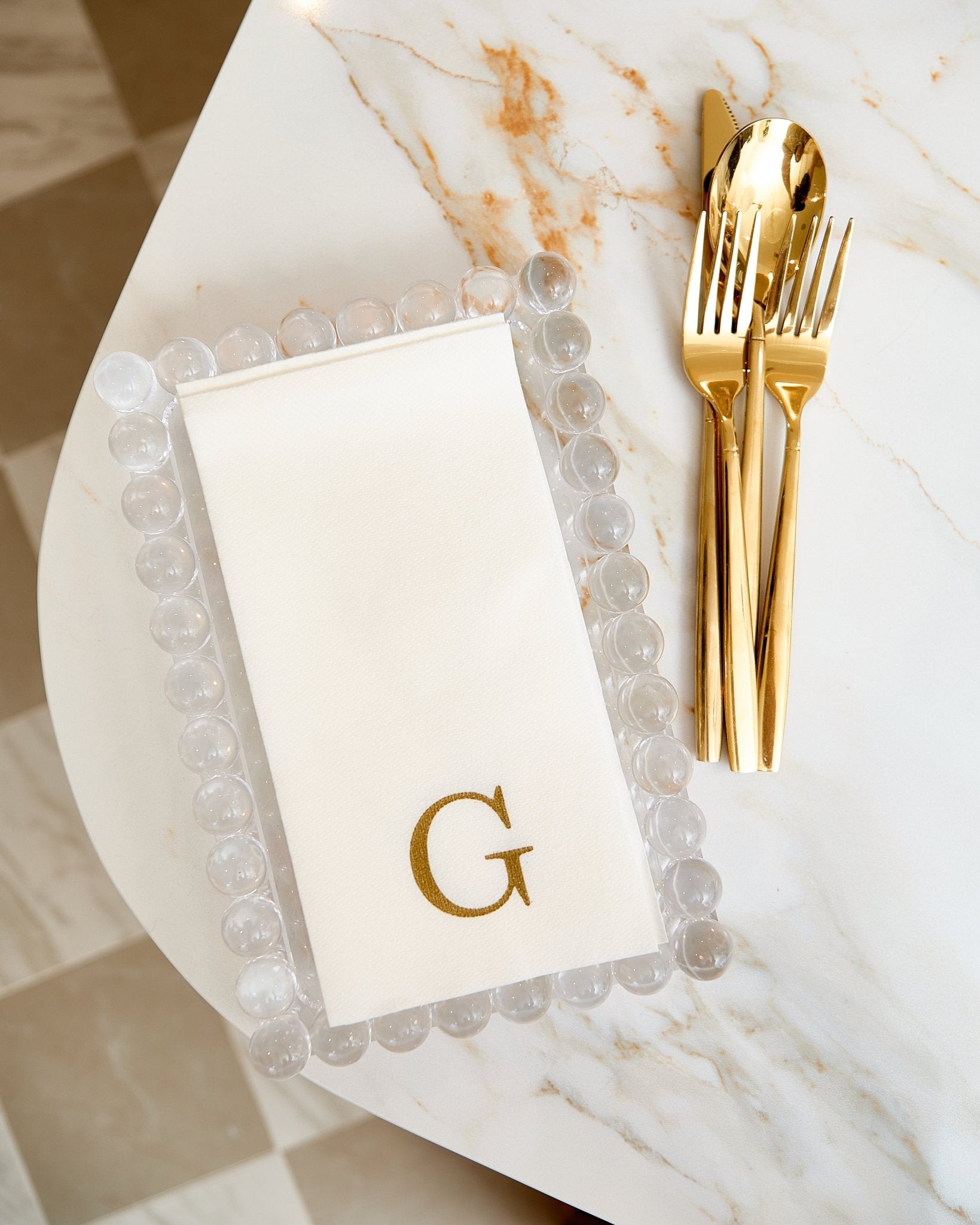 Medium Bubble Lucite Tray - Thumbnail 5