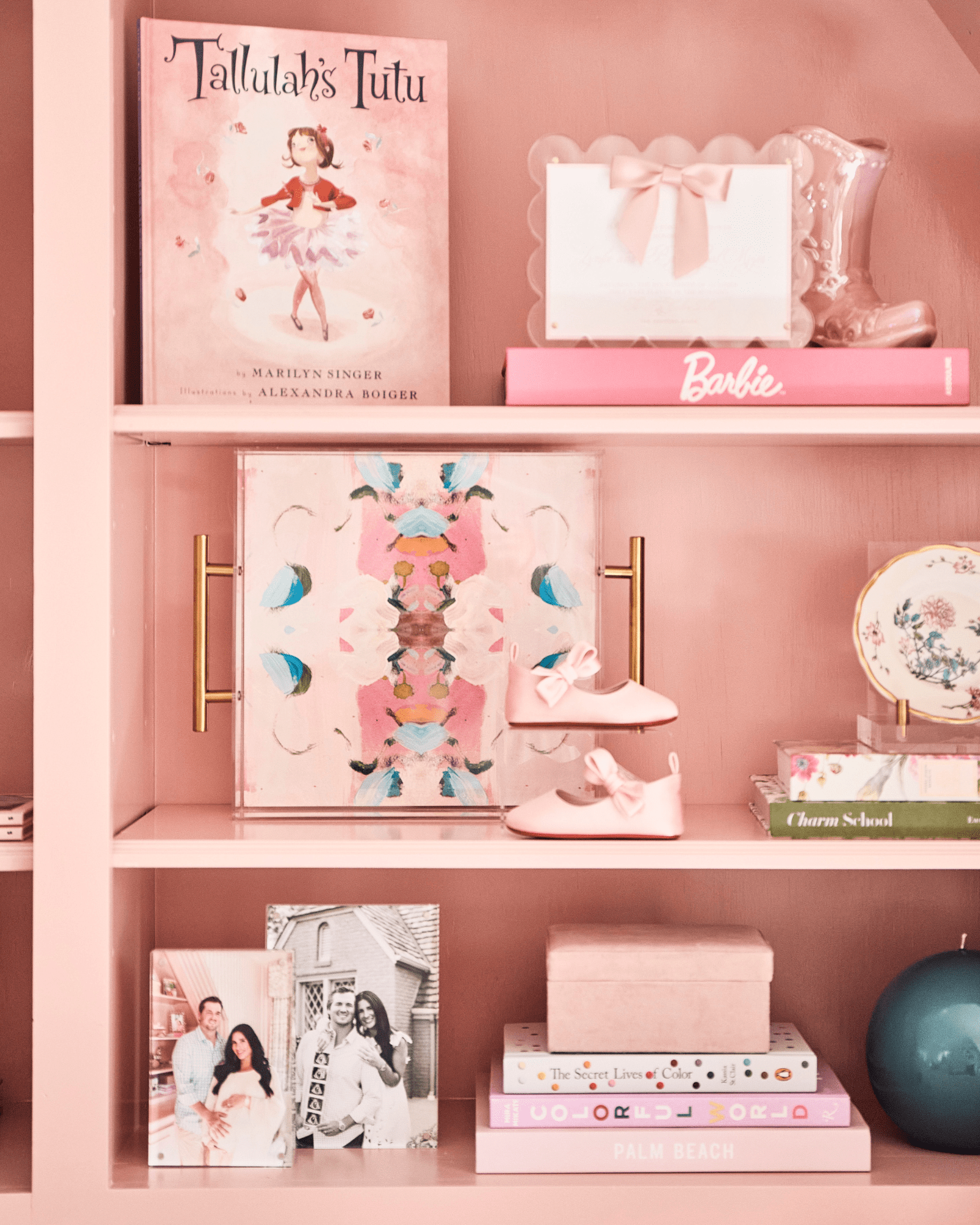 Monets Garden Pink Laura Park x Tart Small Tray - Thumbnail 5