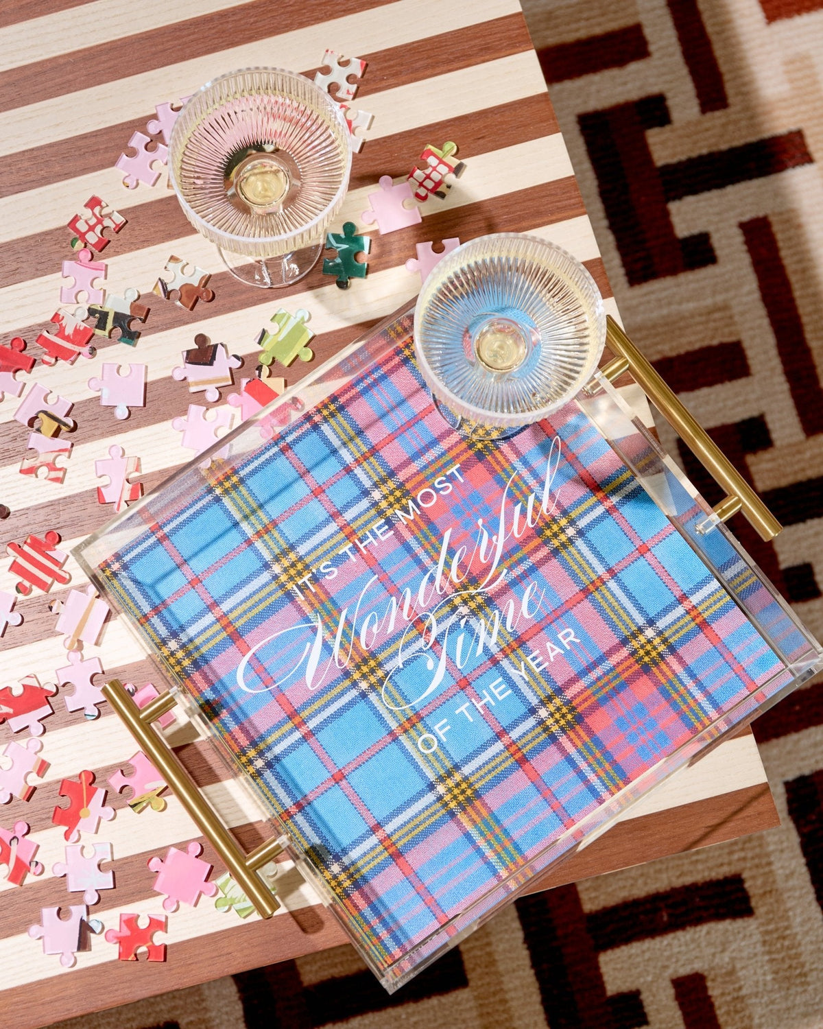 Most Wonderful Time Large Tray - Tart By Taylor - LGT-WONDERFULTIME
