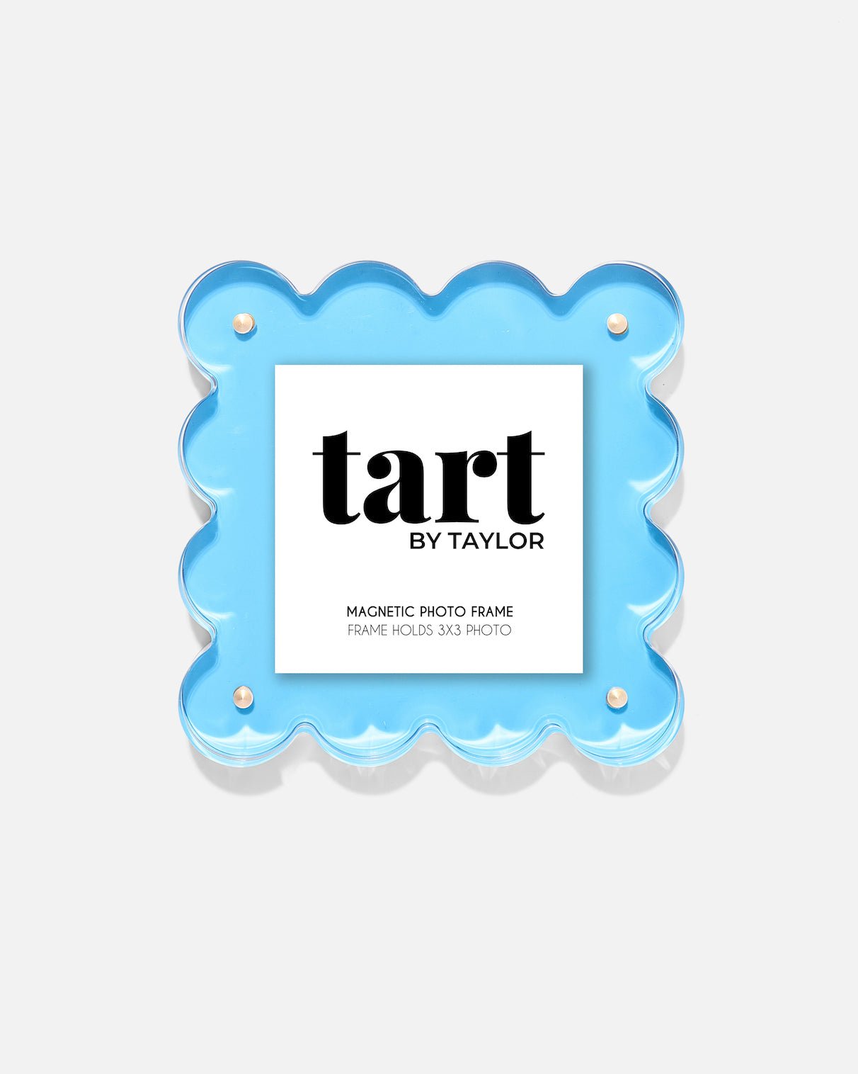 Neon Blue Mini Acrylic Picture Frame - Thumbnail 2