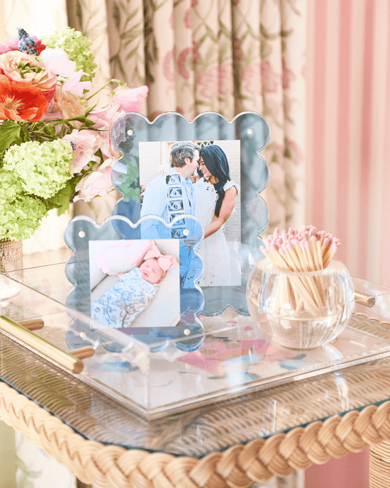 Neon Blue Mini Acrylic Picture Frame - Tart By Taylor